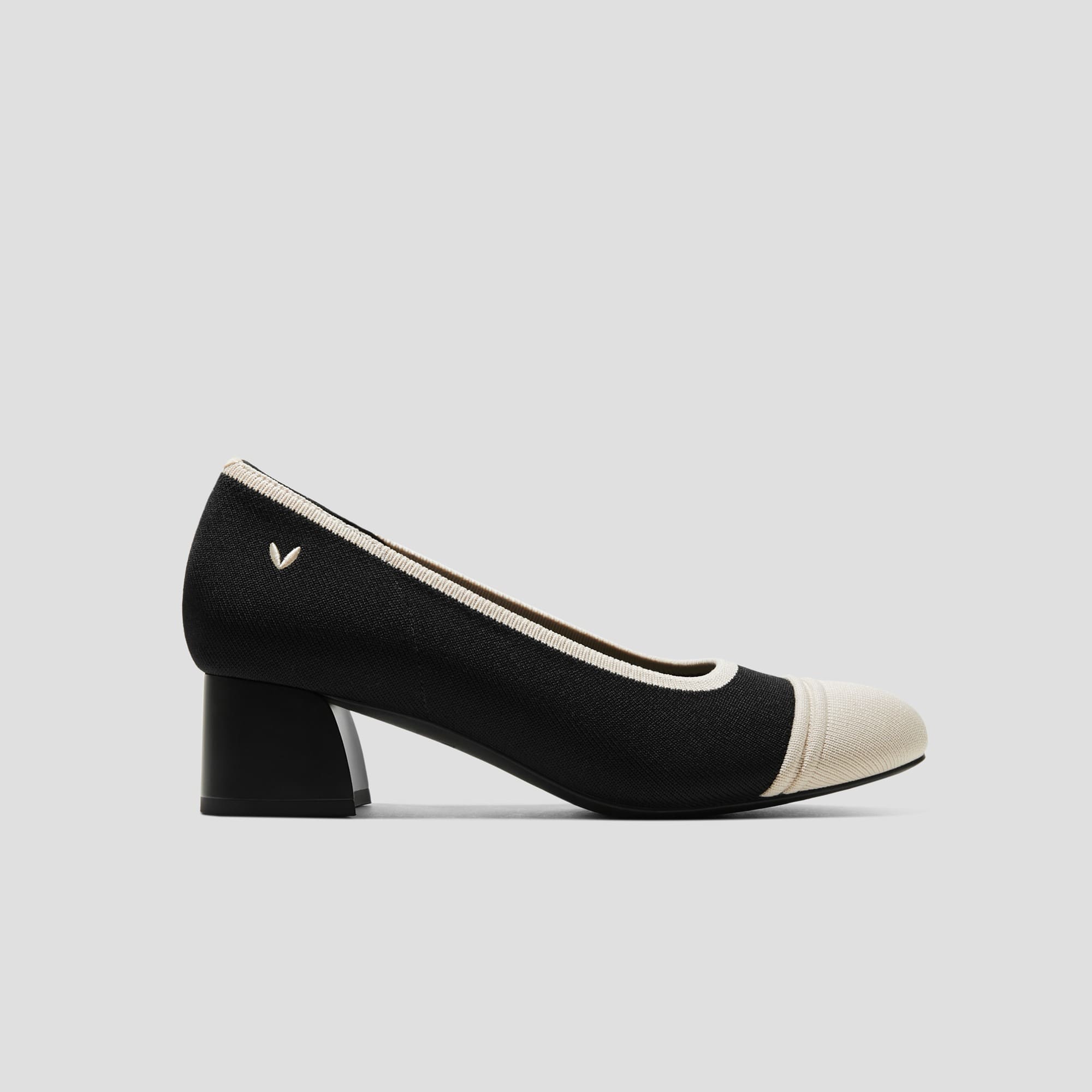 [Julie Arch Pro] Round toe Chunky Heel Pumps