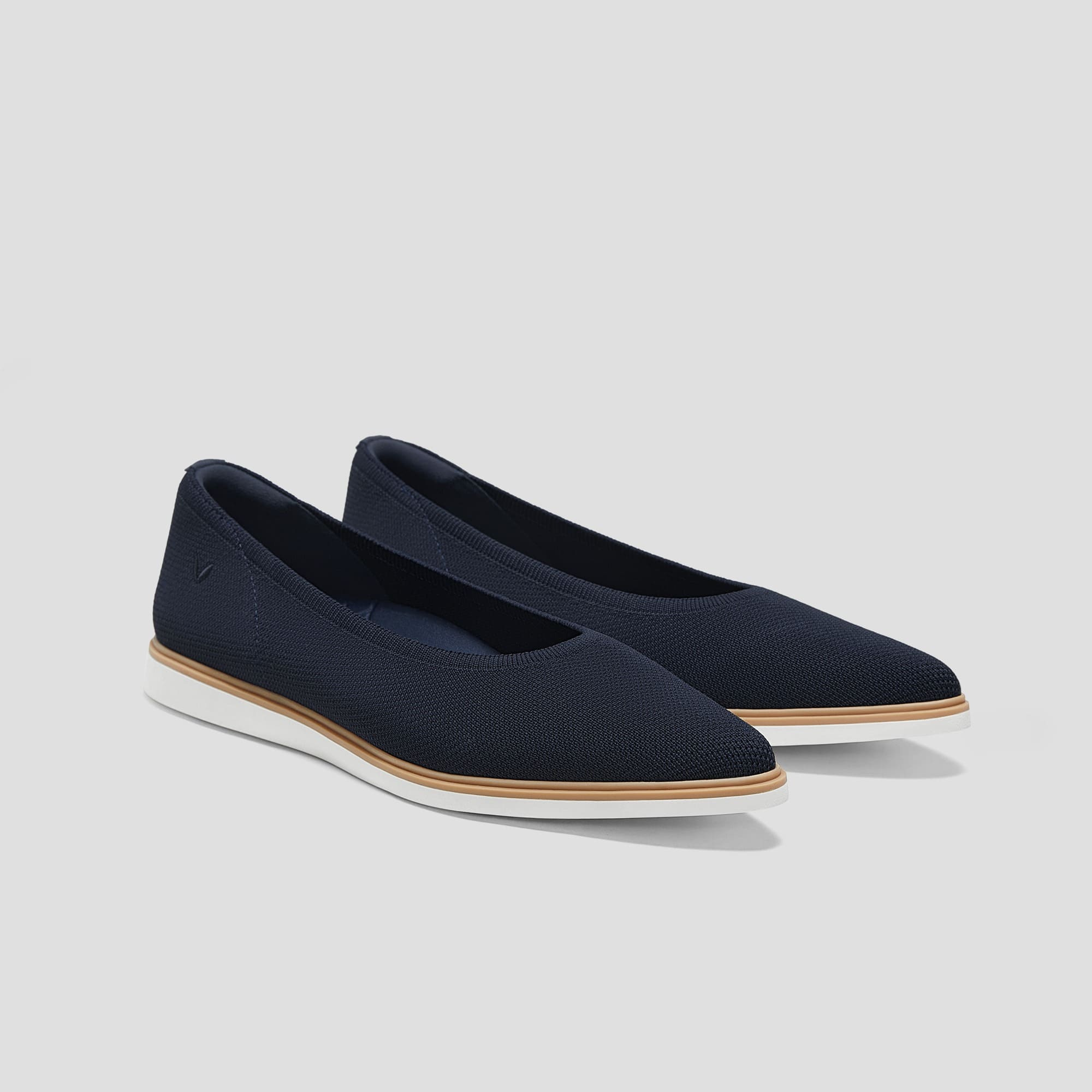 [All-Day Standing Veronica] Pointed toe flat