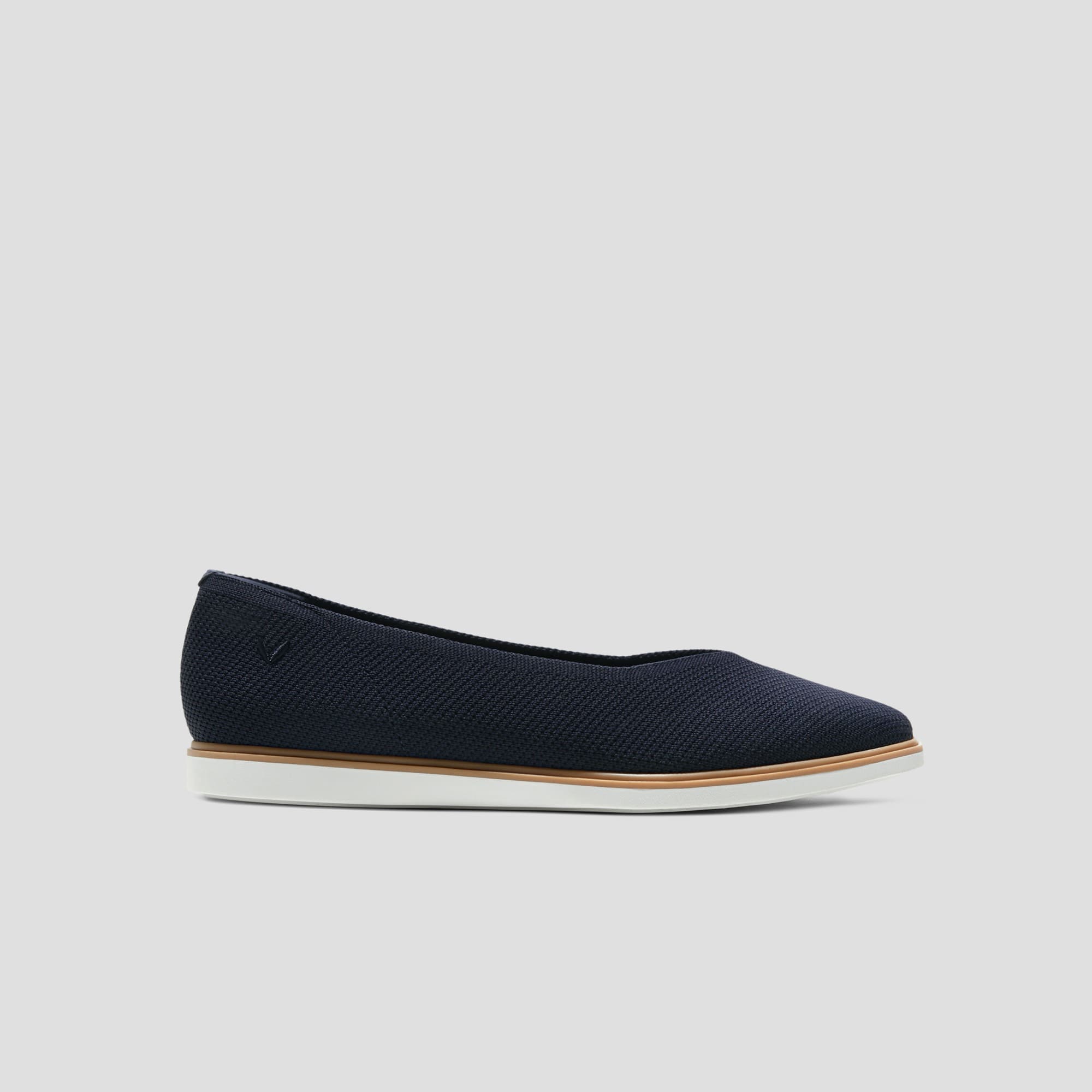 [All-Day Standing Mabel] Square Toe Flat