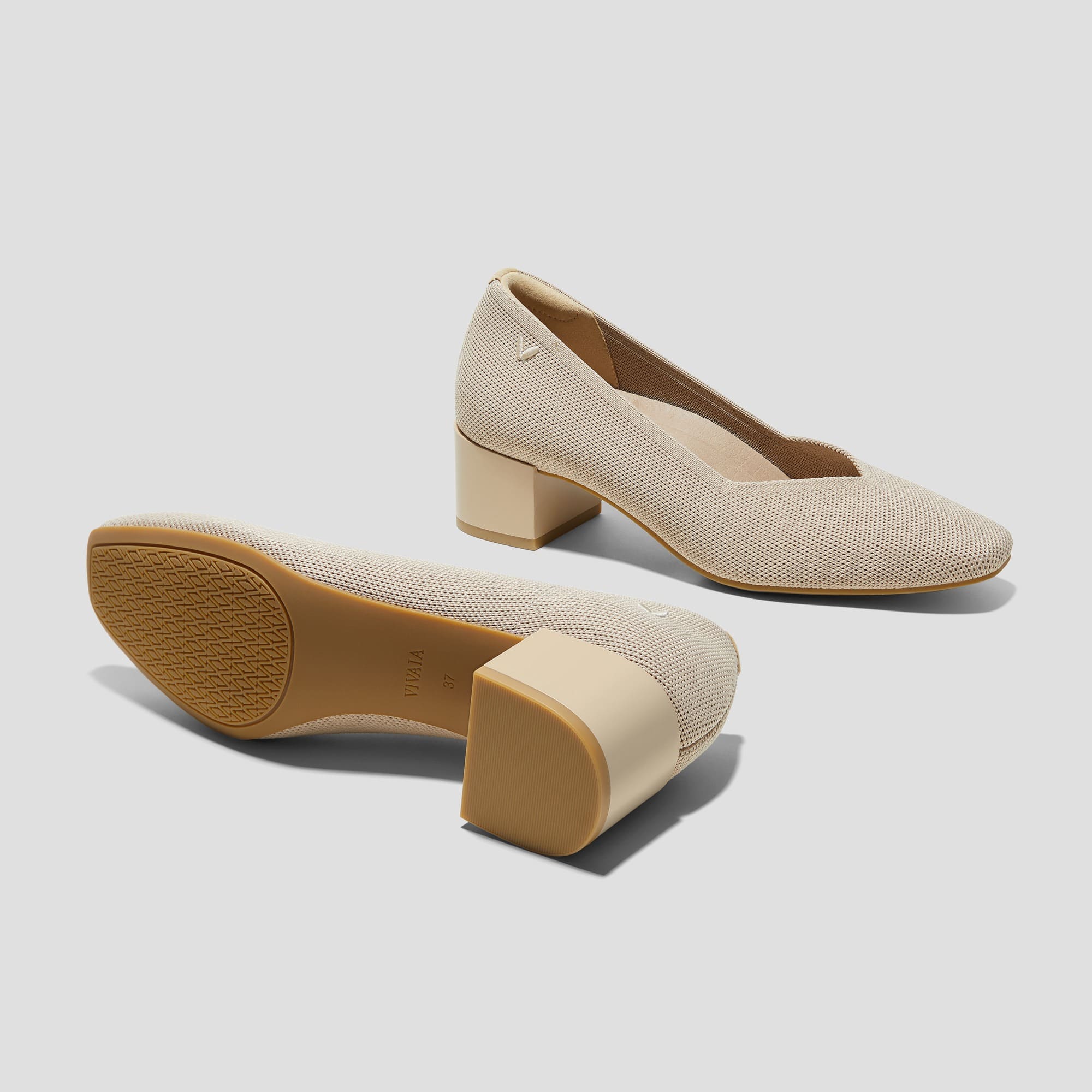 [Megan] Square toe Stress-Free Block Heel