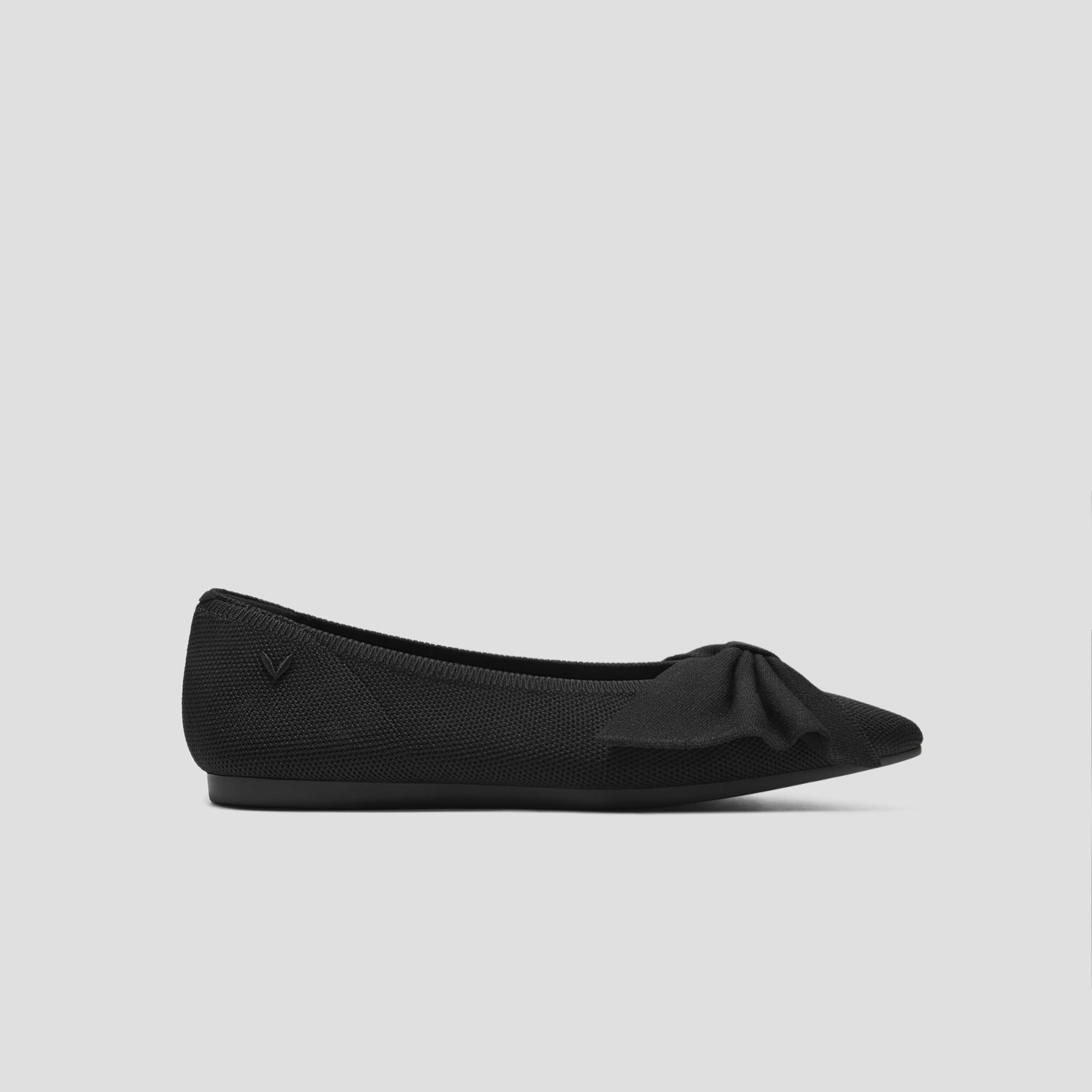 [Azura] Pointed toe with ribbon flat