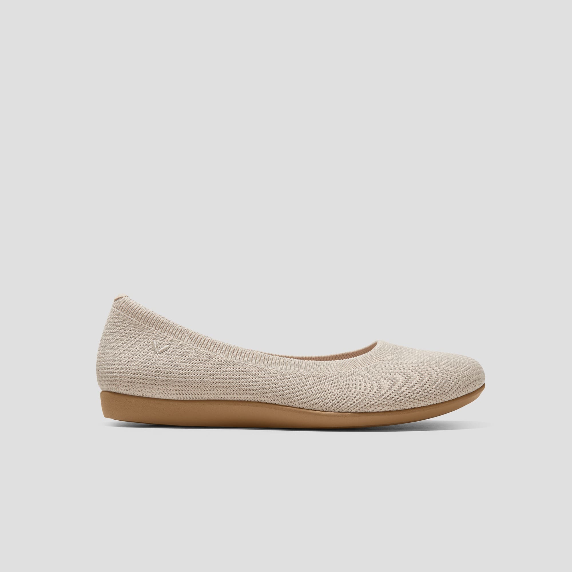 [Claire Walker Super Water Repellent] Round Toe Ultra Lightweight Thick Sole Flat Shoes