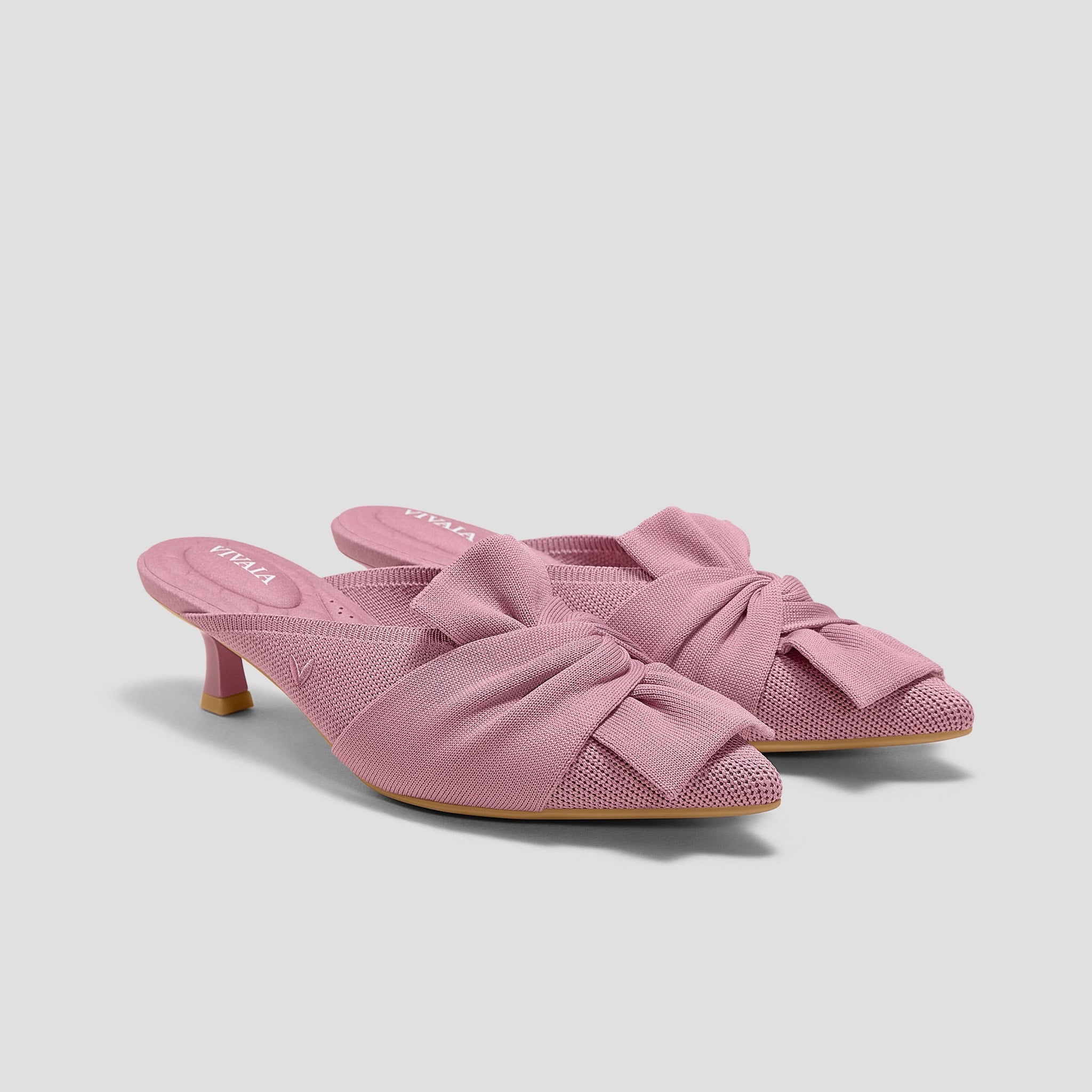 [Samira] Pointed toe sandals with ribbon