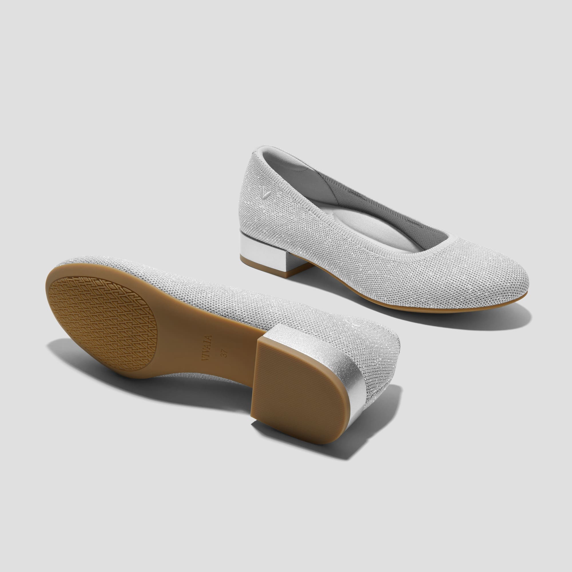 [Barbara] Round toe block heel pumps