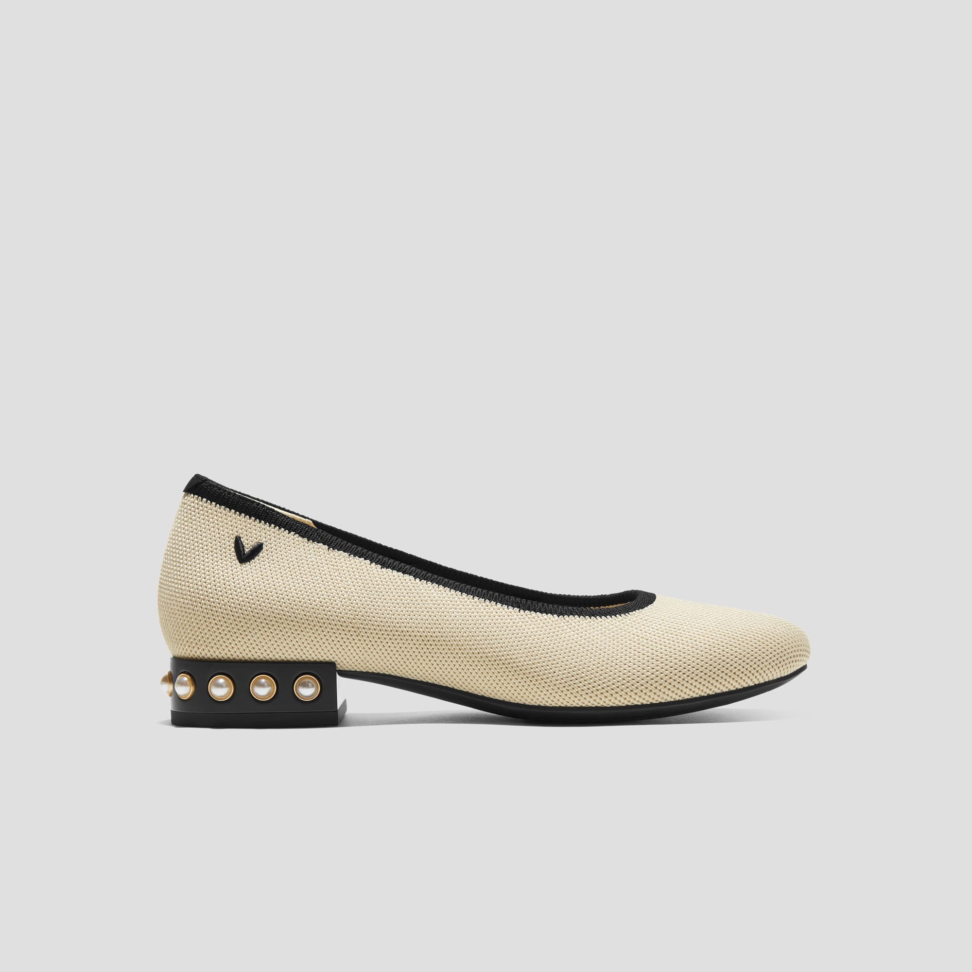 [Barbara] Round toe block heel pumps