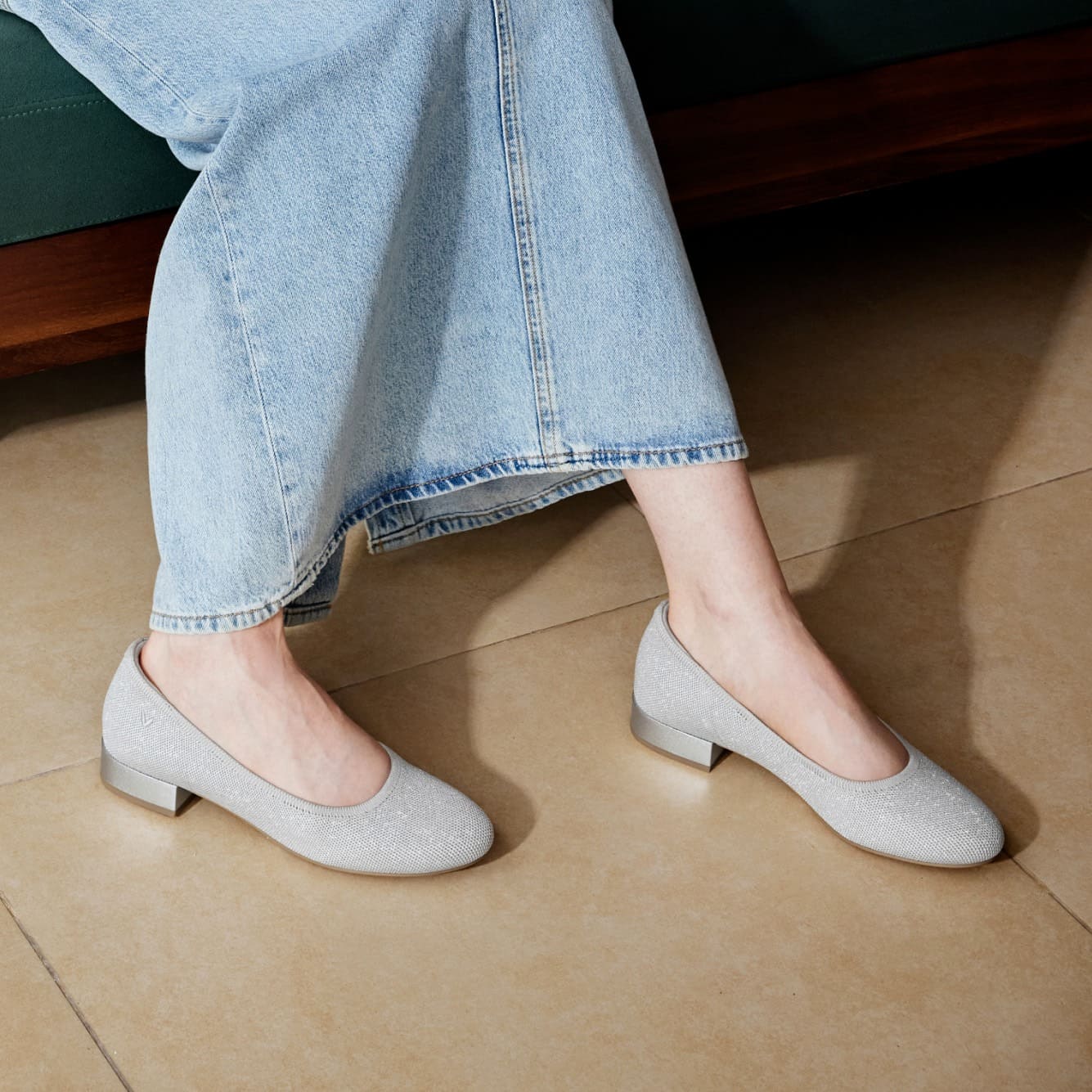 [Barbara] Round toe block heel pumps