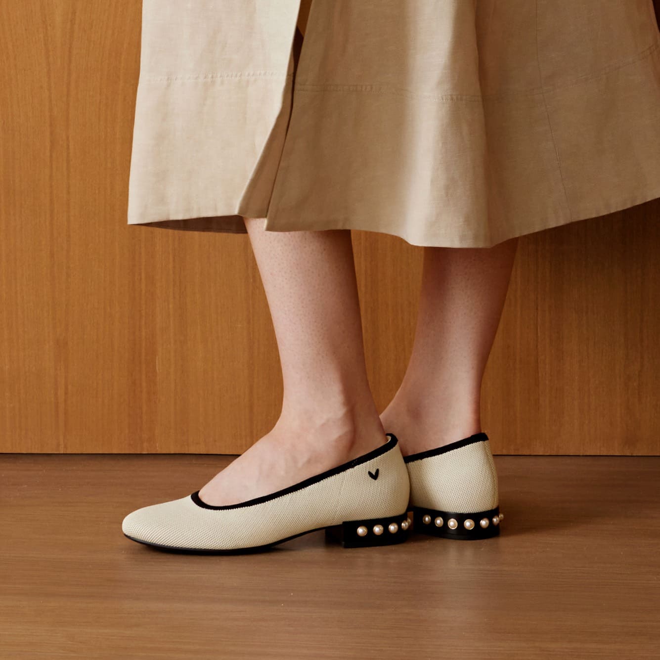 [Barbara] Round toe block heel pumps