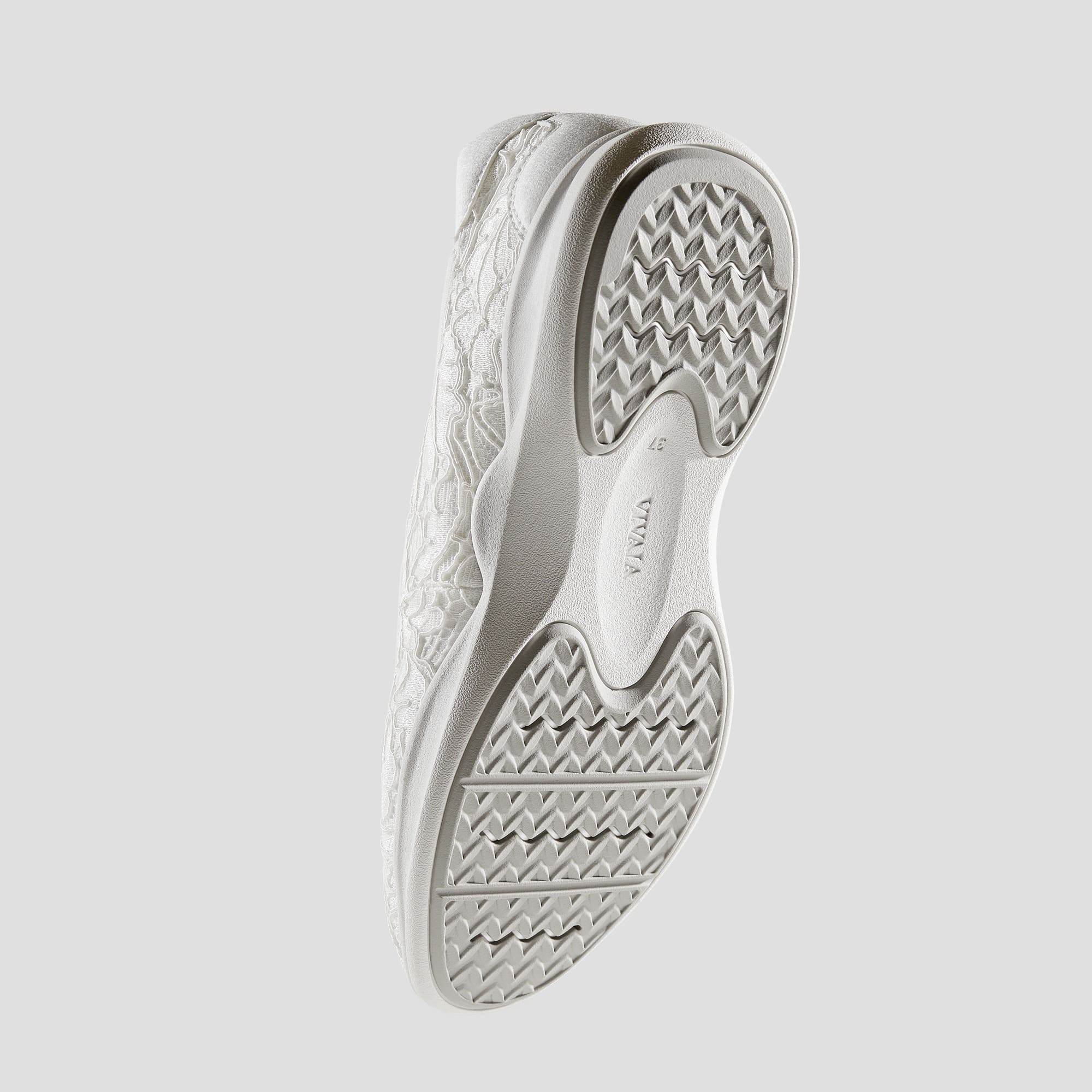 [Ivee] Round toe recycled nylon Mary Jane sneakers flat 
