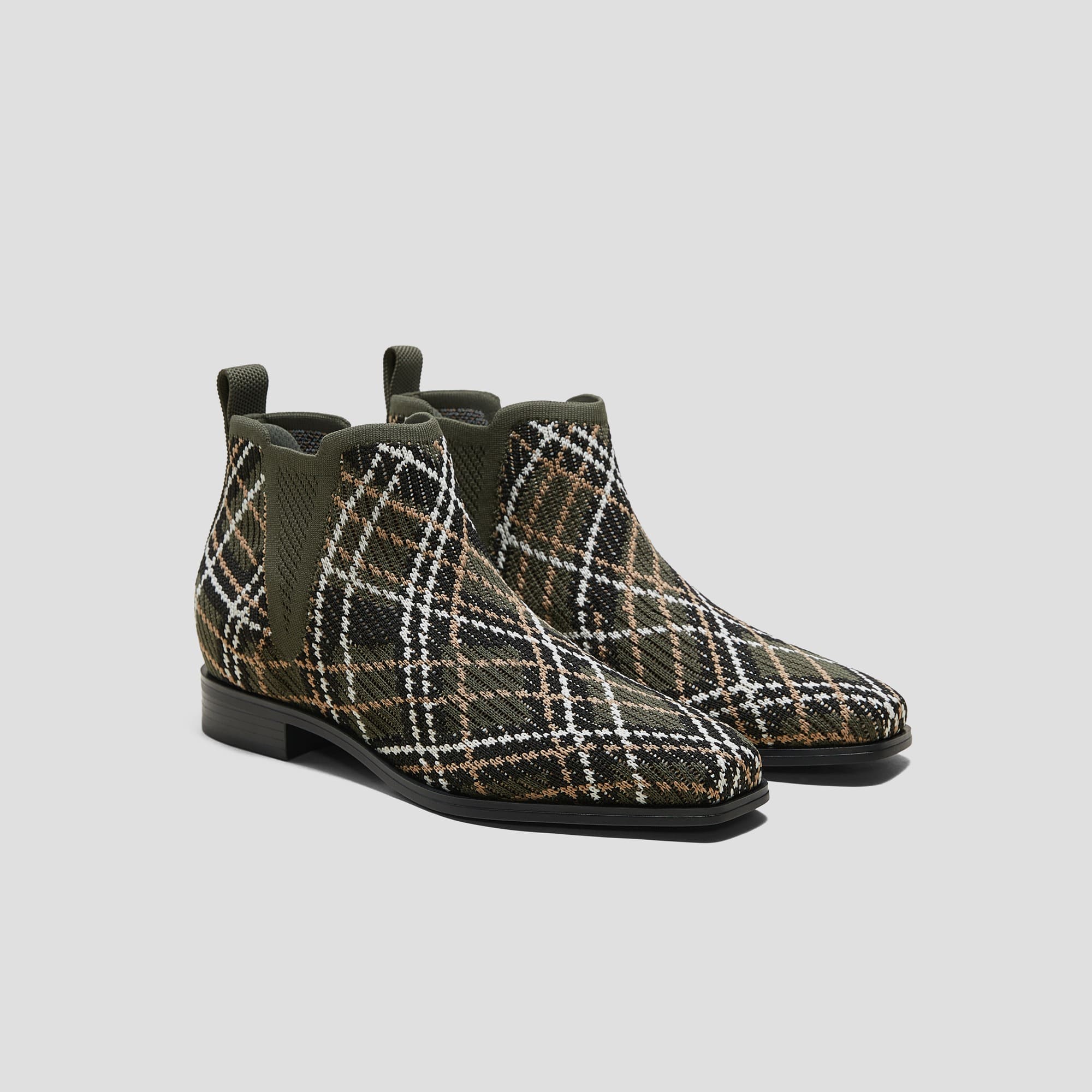 [Ryan Slip-on] スクエアトゥ 撥水加工 スリッポン チェルシーブーツ
