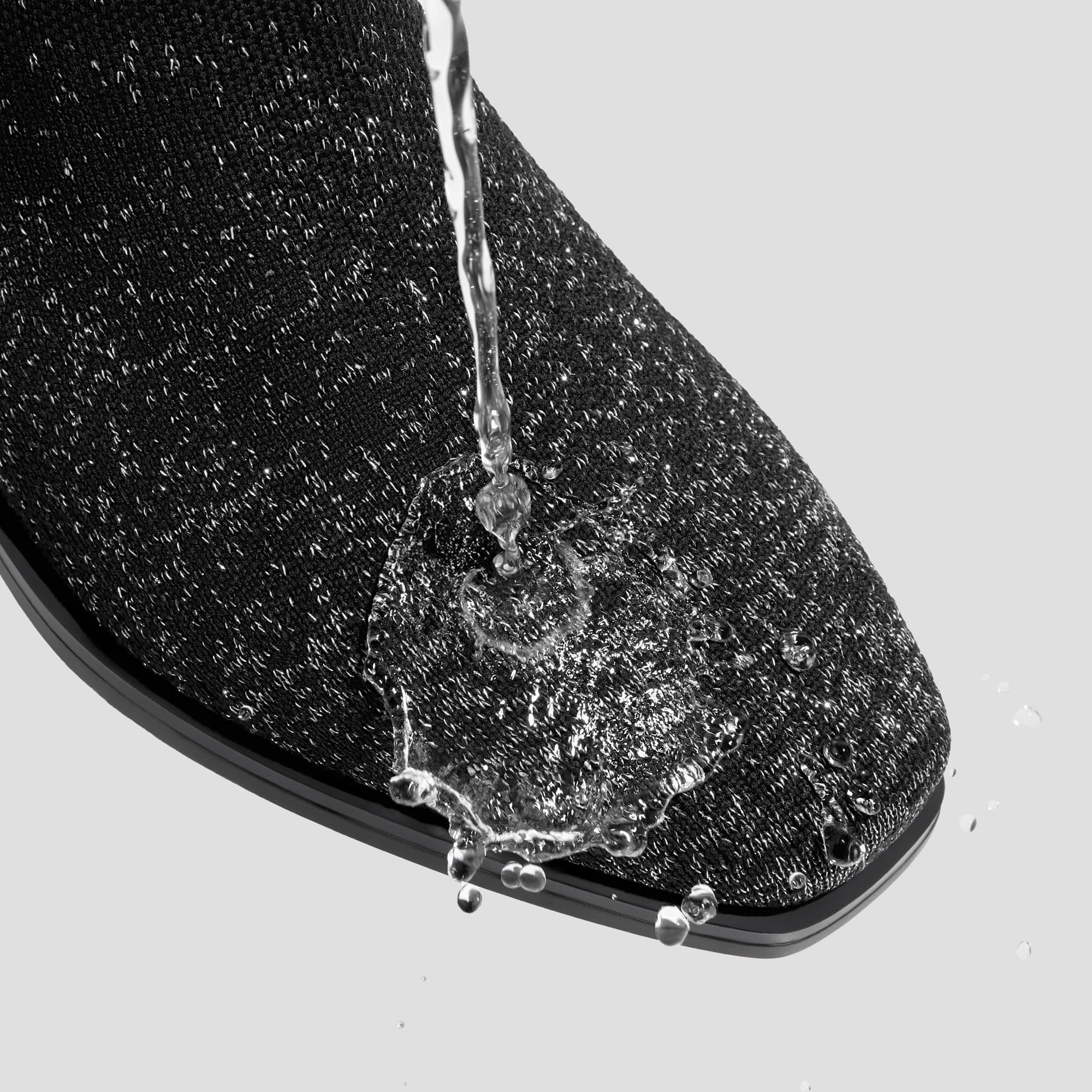 [Ryan Slip-on] スクエアトゥ 撥水加工 スリッポン チェルシーブーツ