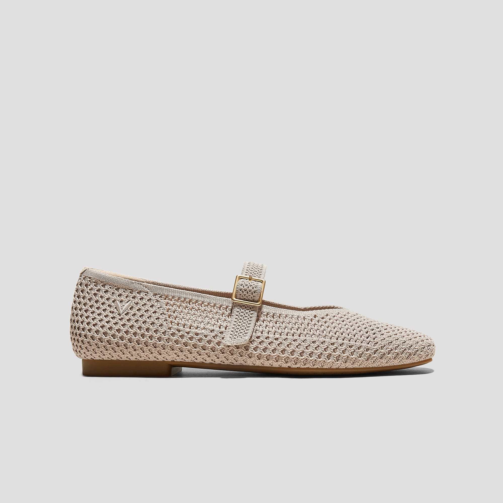 [Margot Mary-Jane Mesh] Square toe Mary-Jane Flat Shoes