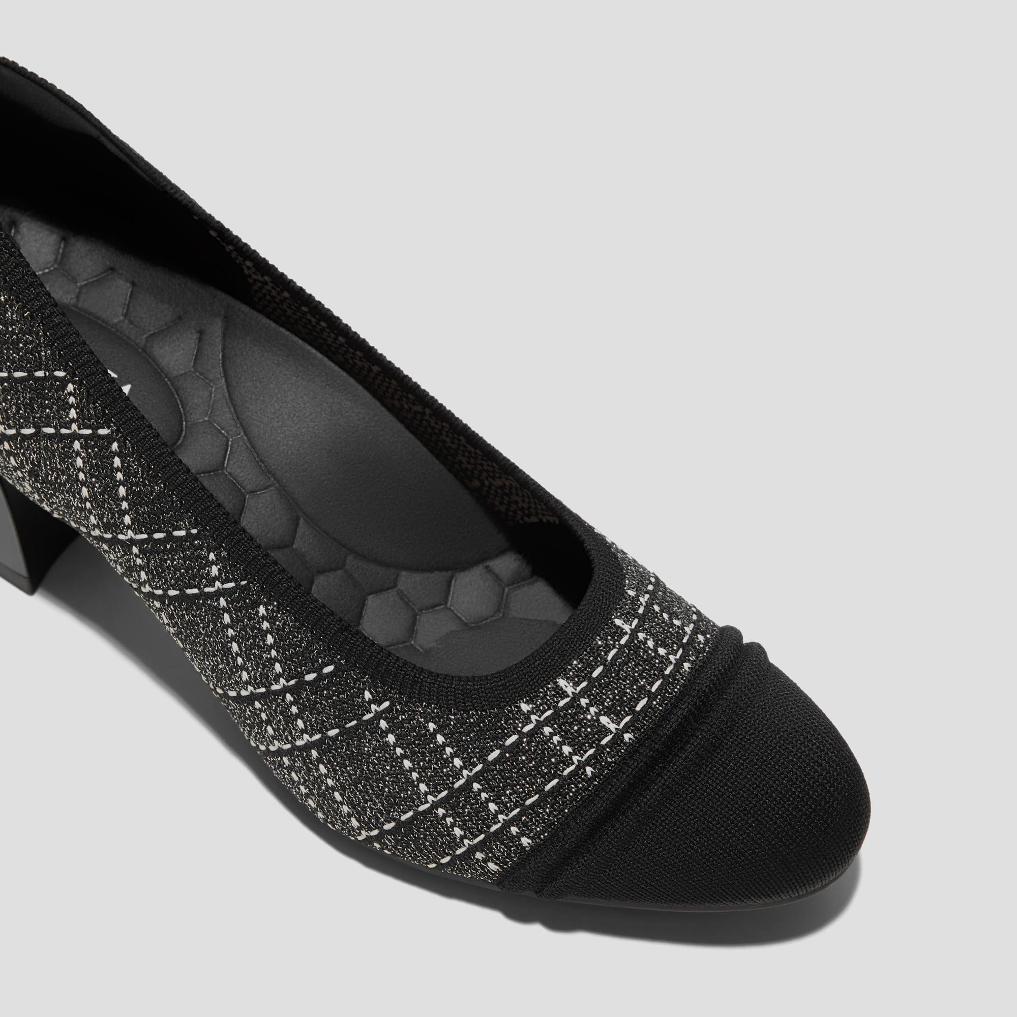 [Julie Arch Pro] Round toe Chunky Heel Pumps