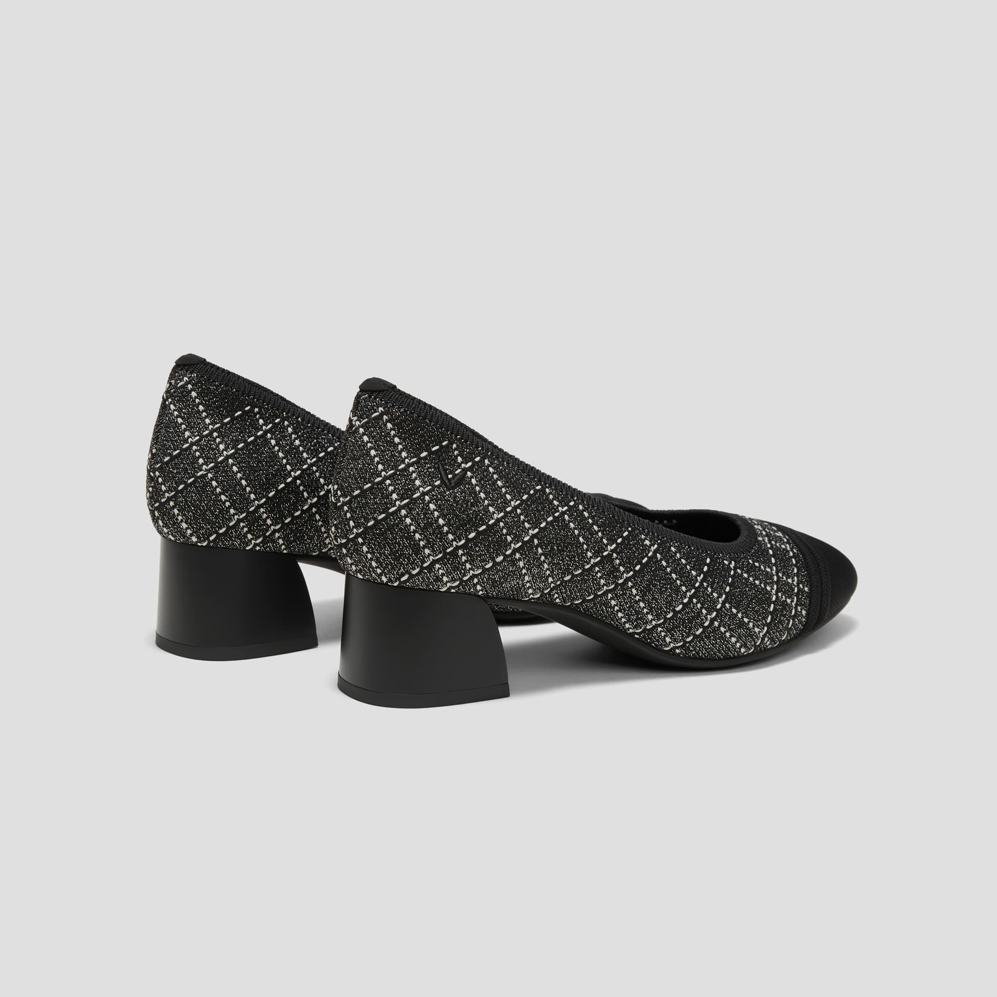 [Julie Arch Pro] Round toe Chunky Heel Pumps