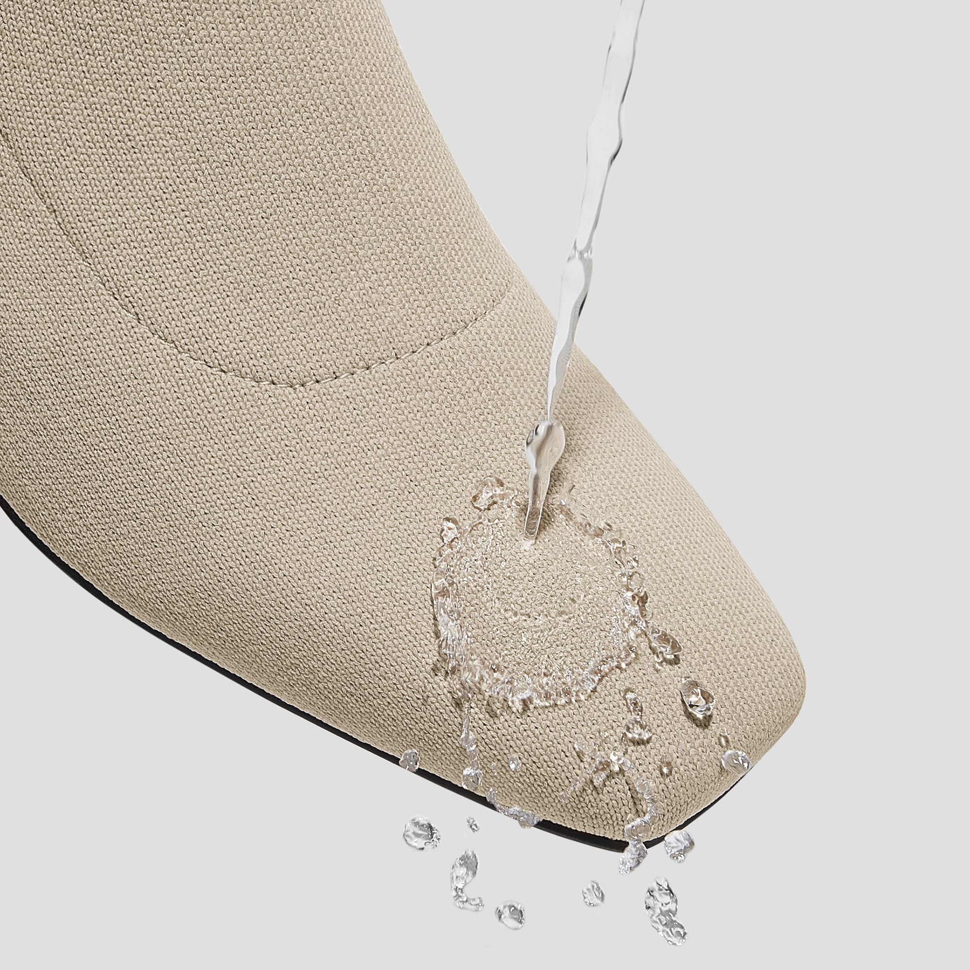 [Regina Pro] スクエアトゥ 撥水加工 ショートブーツ