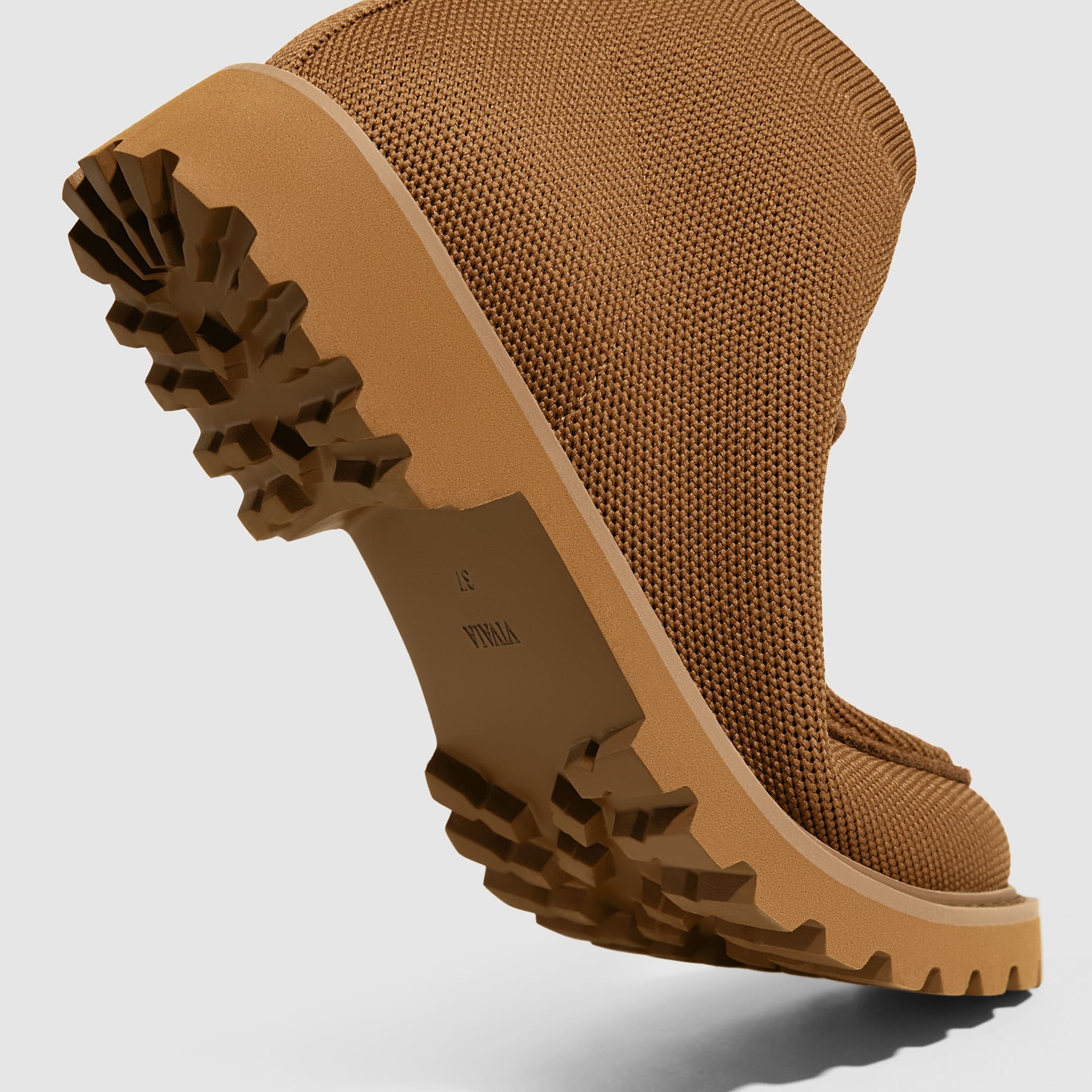 [Francis] ラウンドトゥ ラグソール アンクルブーツ