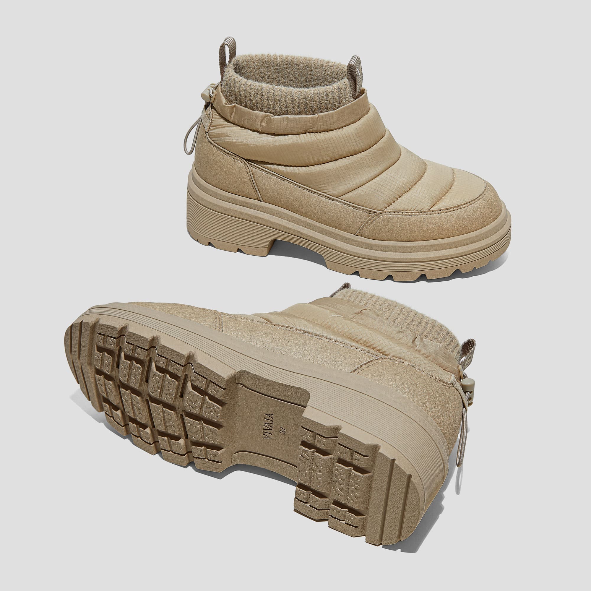 [Tyler セット] 防水 PufferTherm(パフサーム)アンクルブーツ + レッグウォーマー