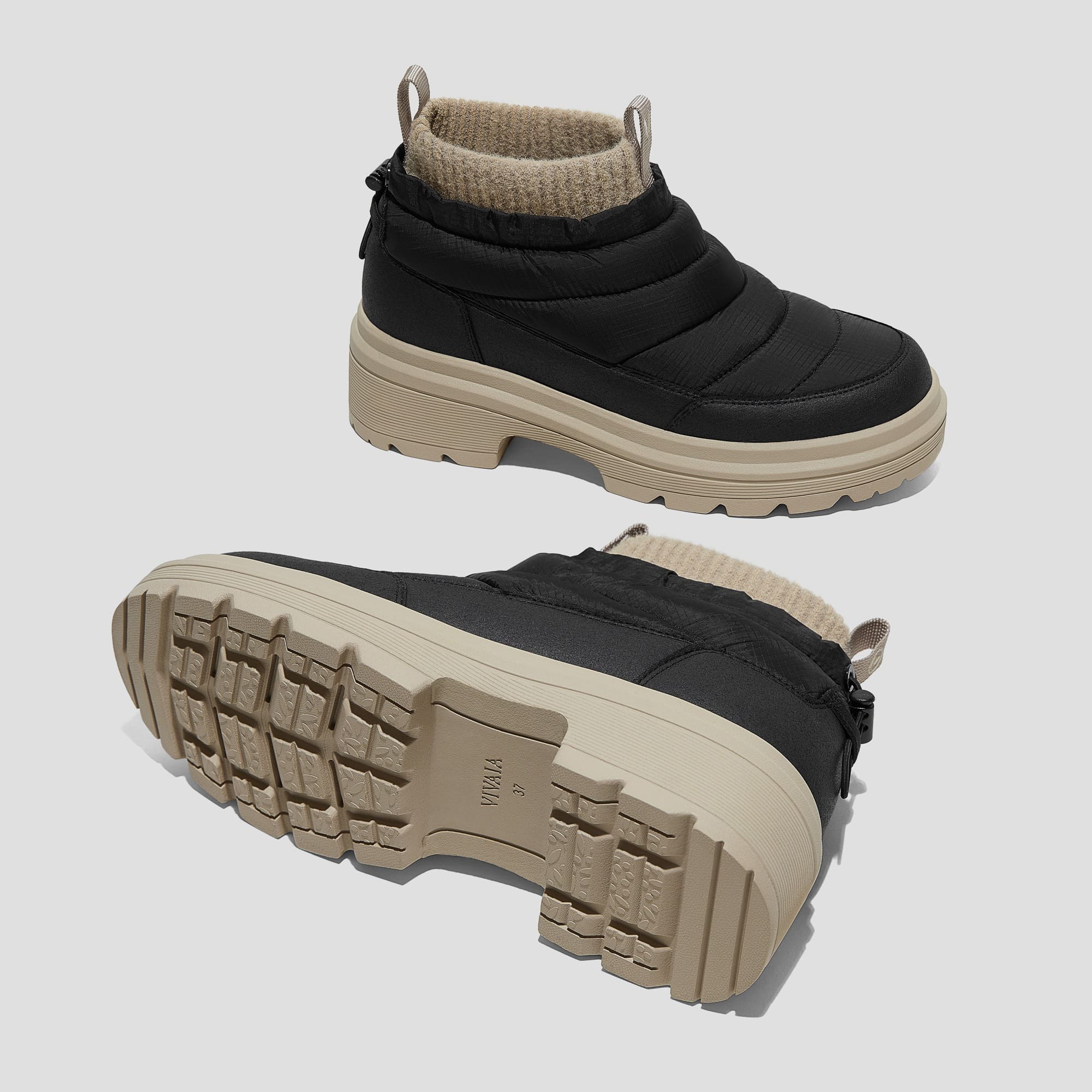 [Tyler セット] 防水 PufferTherm(パフサーム)アンクルブーツ + レッグウォーマー