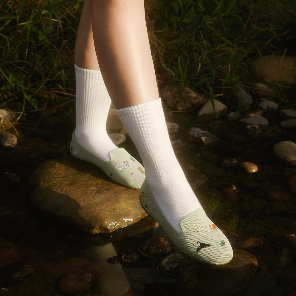 [Audrey] ラウンドトゥ アニマル刺繍 ローファー