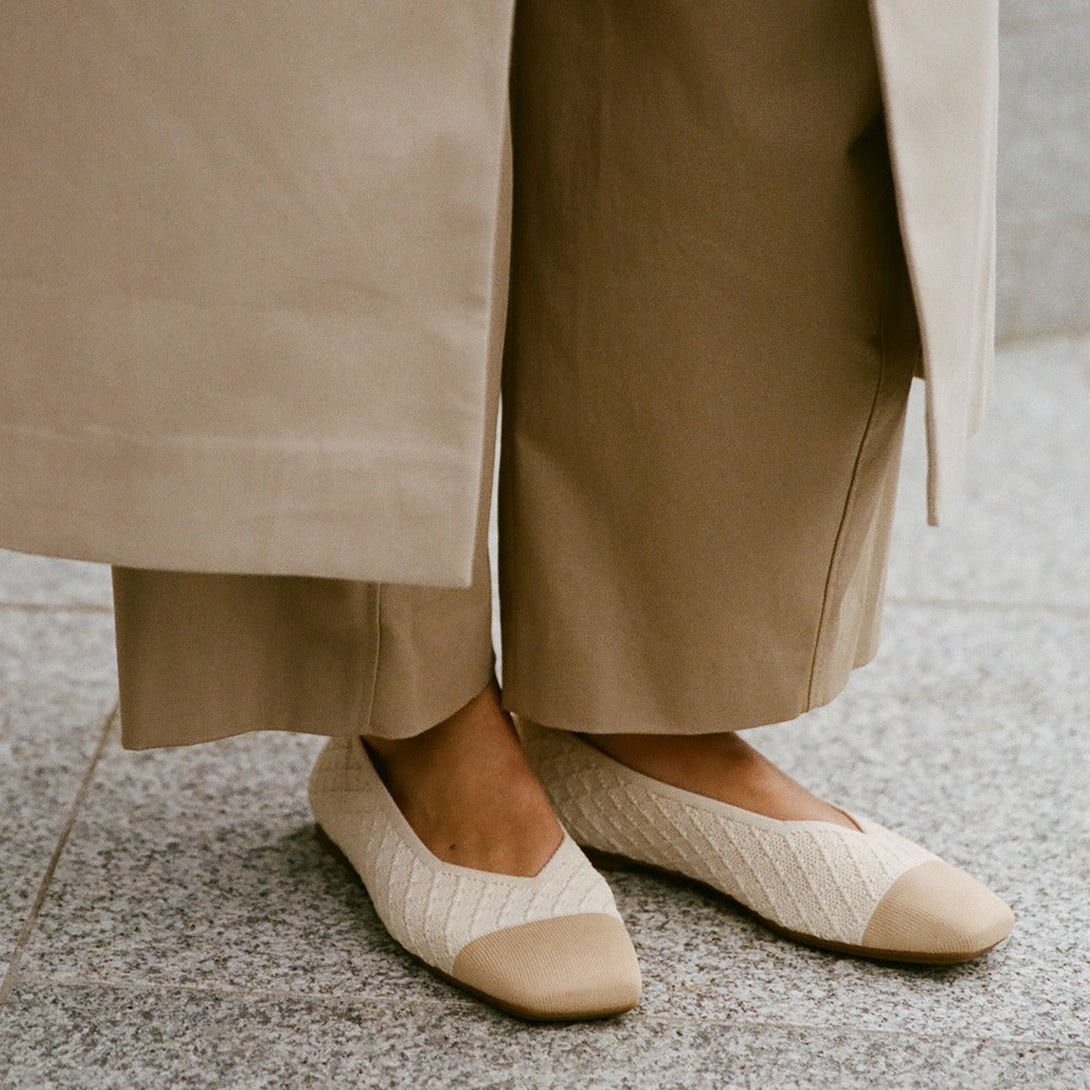 [Margot™ 3.0] スクエアトゥ フラットシューズ