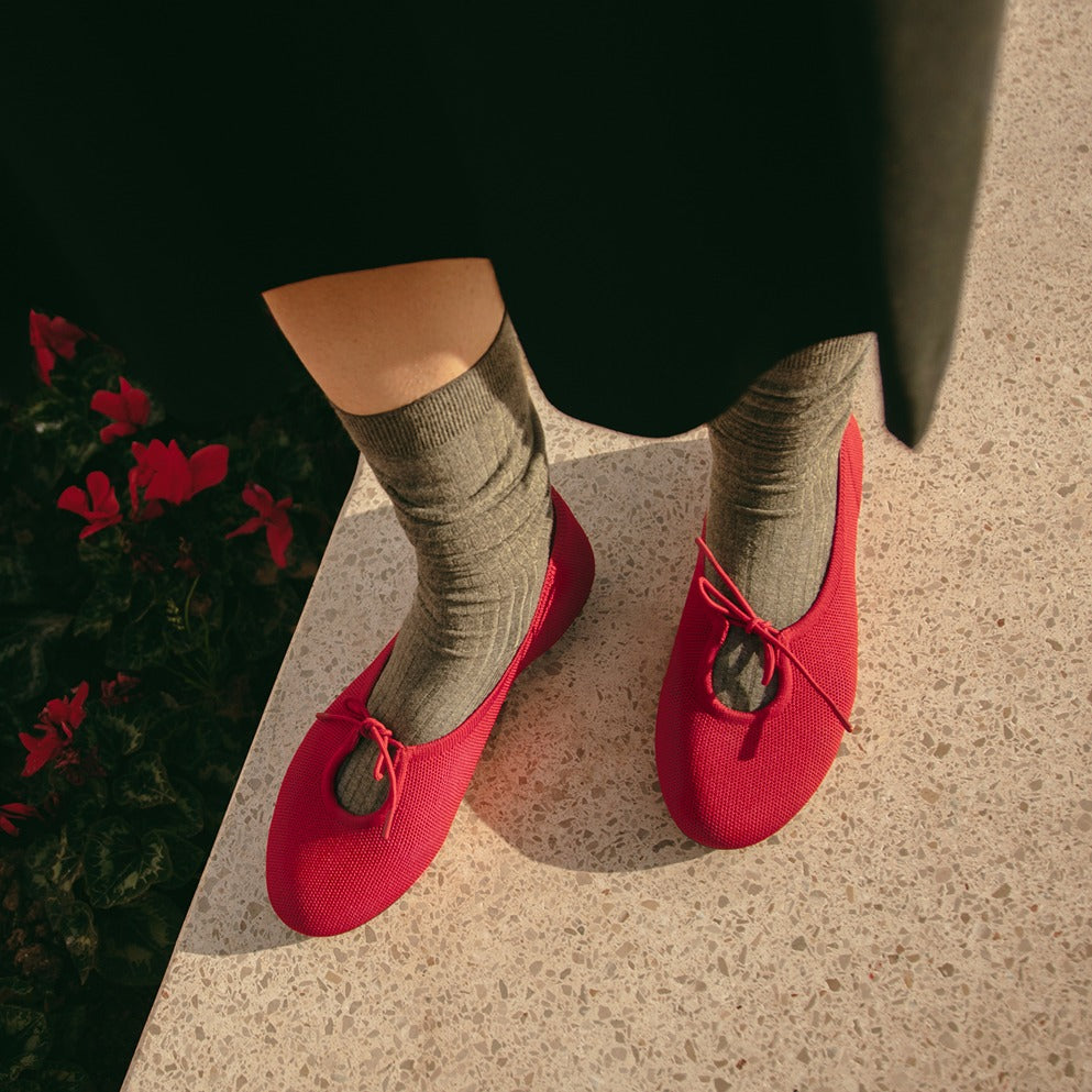 [Camora] ラウンドトゥ レースアップ フラットシューズ