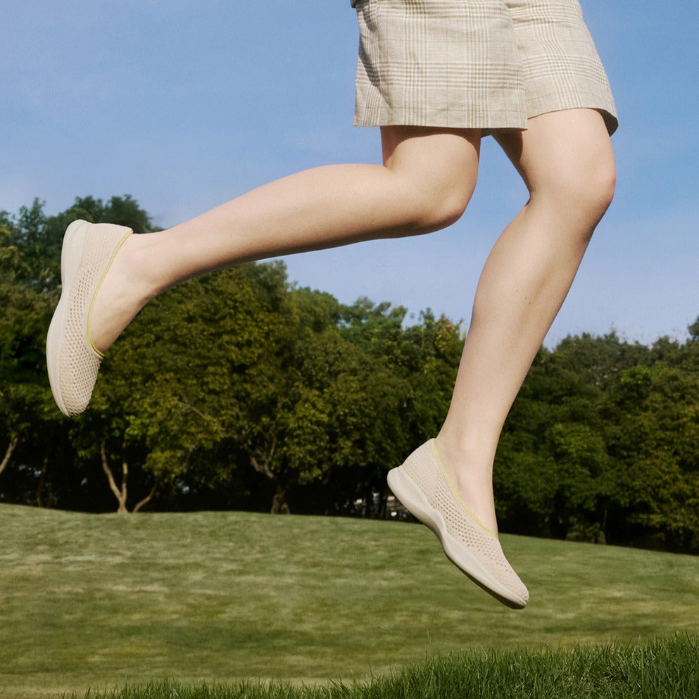 [Walker Pro Izabel] 撥水加工 ラウンドトゥ スニーカー フラット