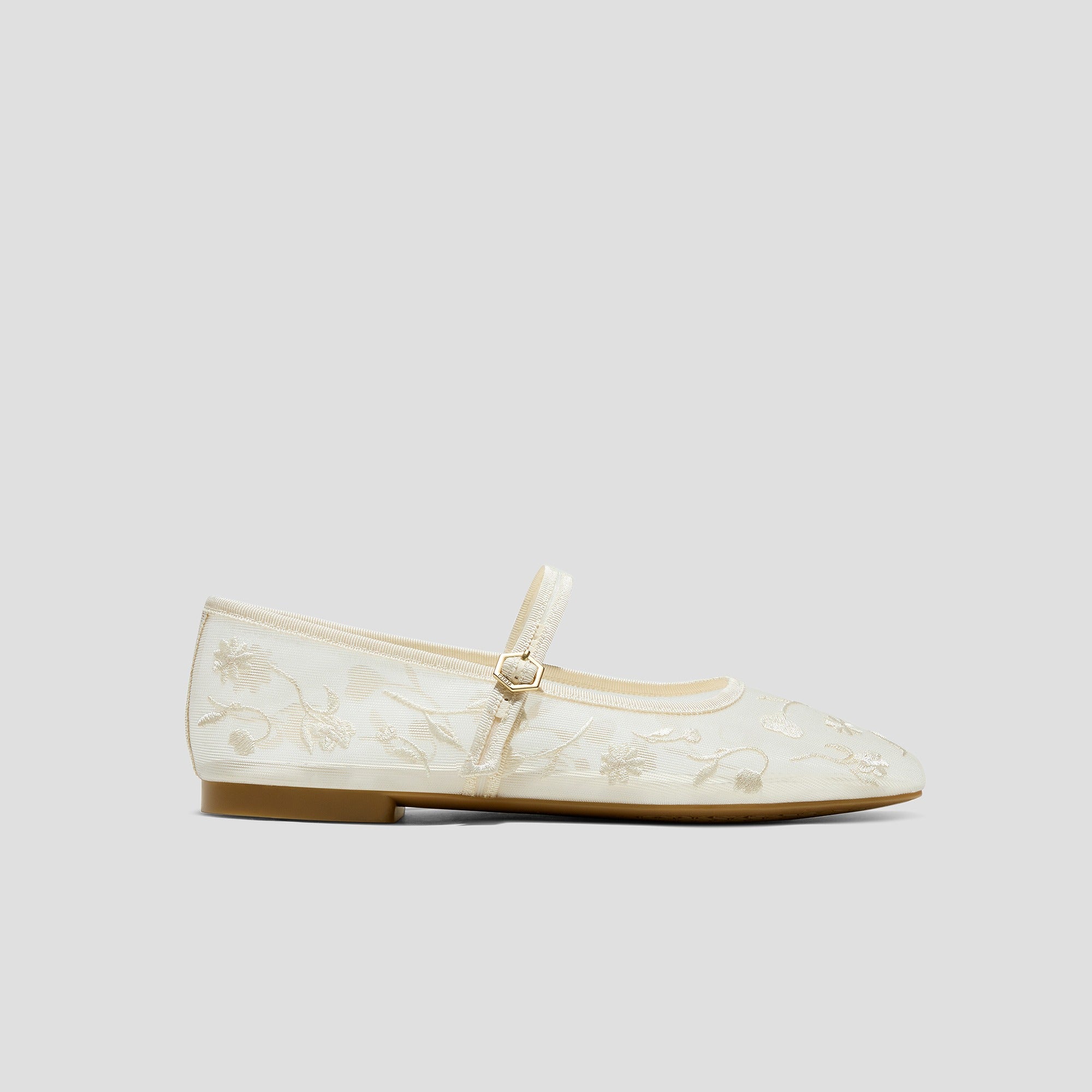 [Margot™ Mary Jane] スクエアトゥ メリージェーン フラットシューズ