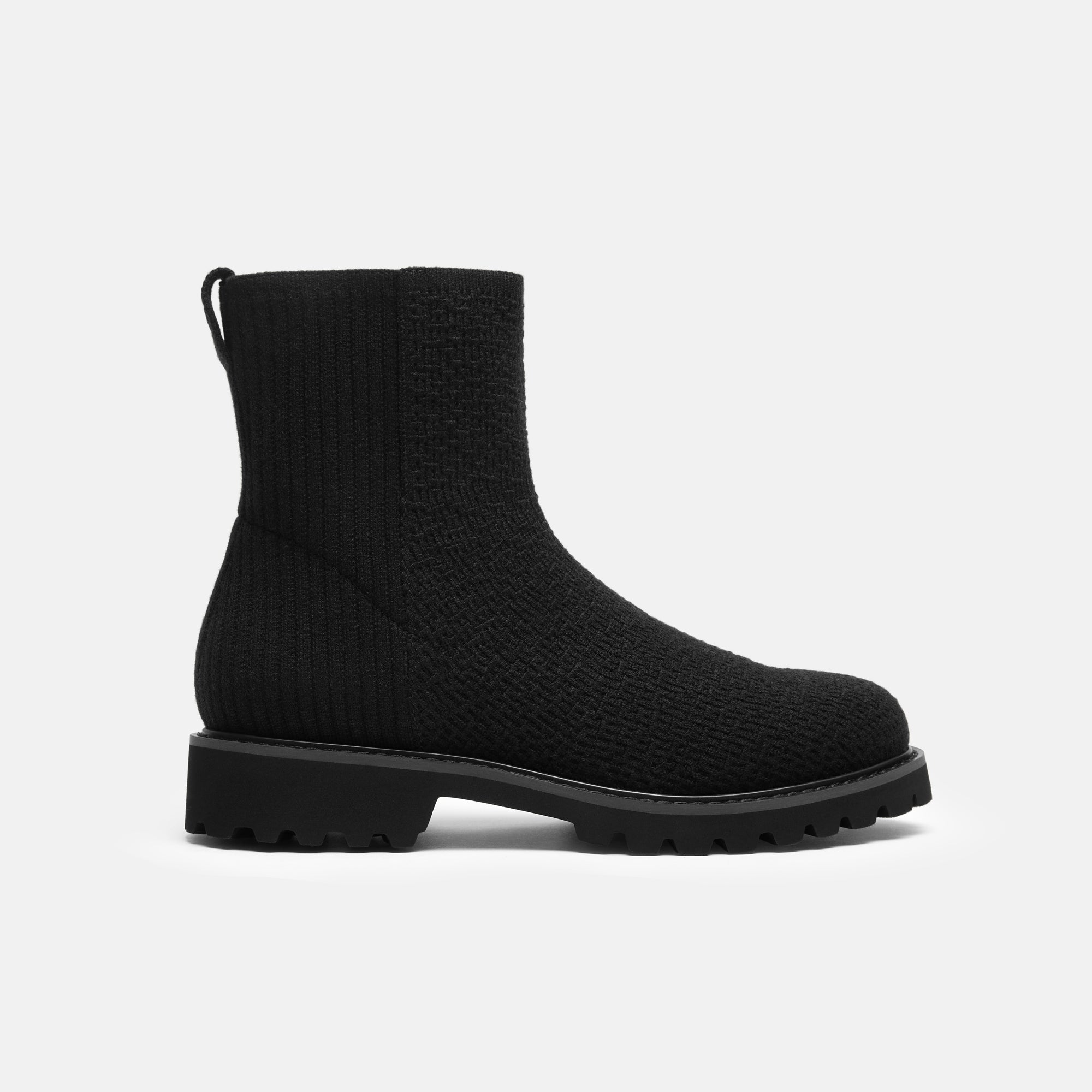 [Freja] ラウンドトゥ 撥水加工 ウール入り ショートブーツ