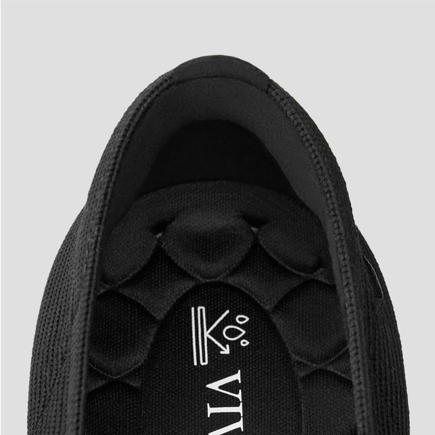[Margot Walker Super Water Repellent] Square Toe Ultra Lightweight Thick Sole Flat Shoes