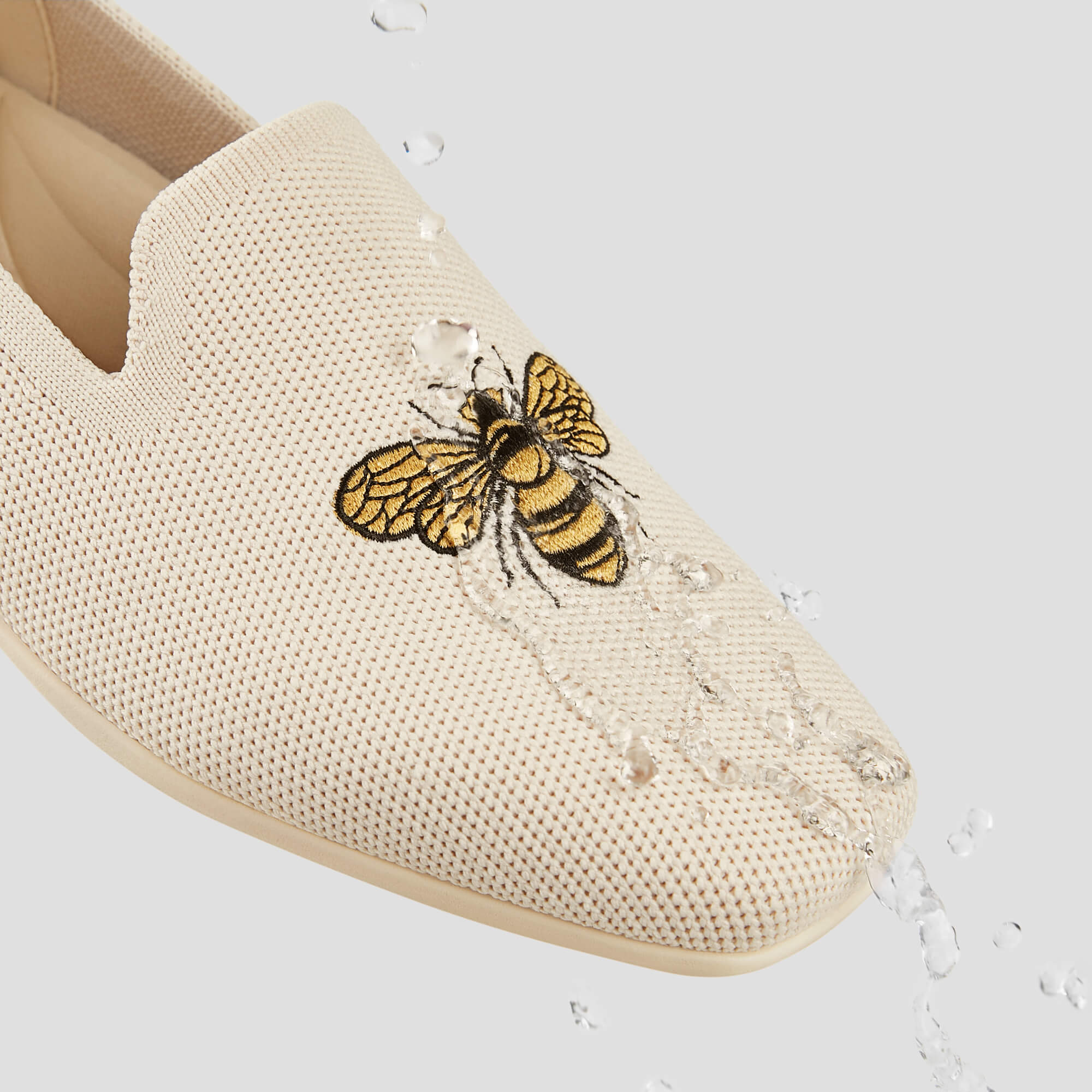 [Samantha Walker] 店舗限定 スクエアトゥ 超撥水 軽量厚底 ローファー