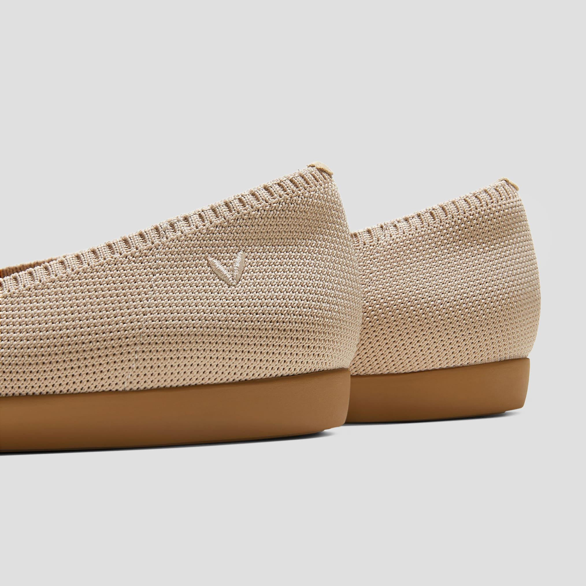 [Aria Walker Super Water Repellent] Pointed Toe Ultra-Lightweight Thick Sole Flat Shoes