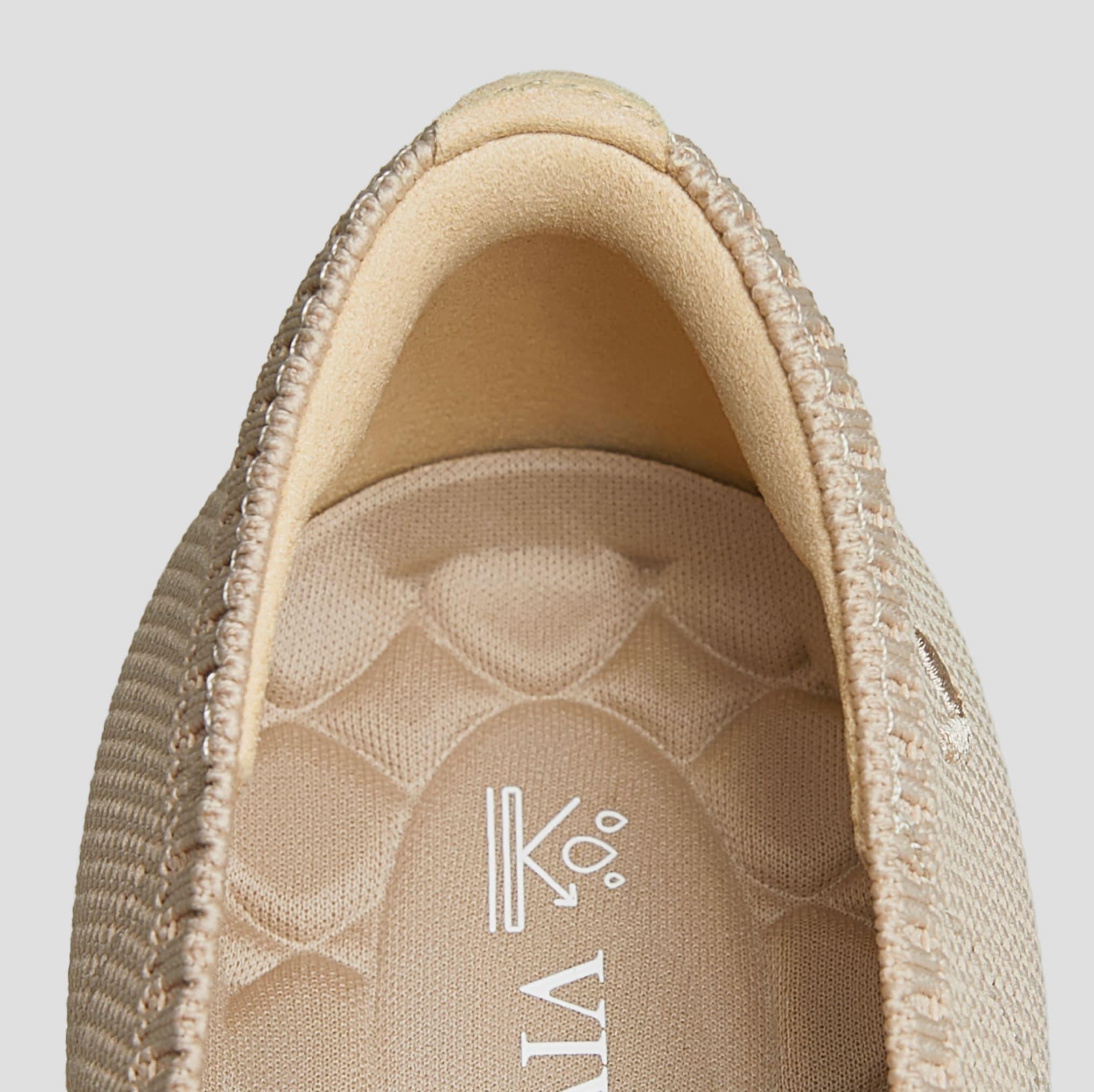 [Aria Walker Super Water Repellent] Pointed Toe Ultra-Lightweight Thick Sole Flat Shoes