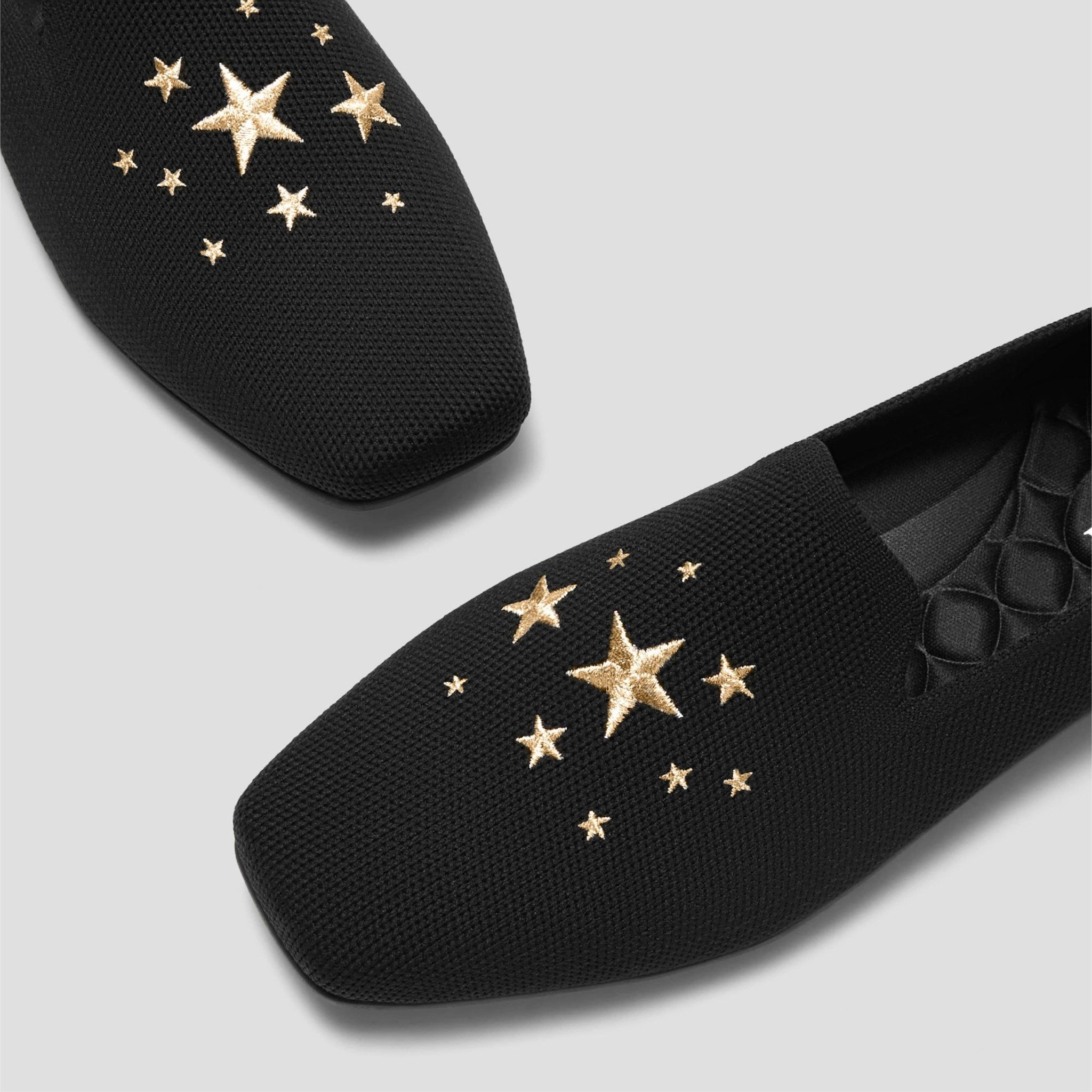 [Samantha Walker] Square toe, super water-repellent, lightweight, thick sole, loafer