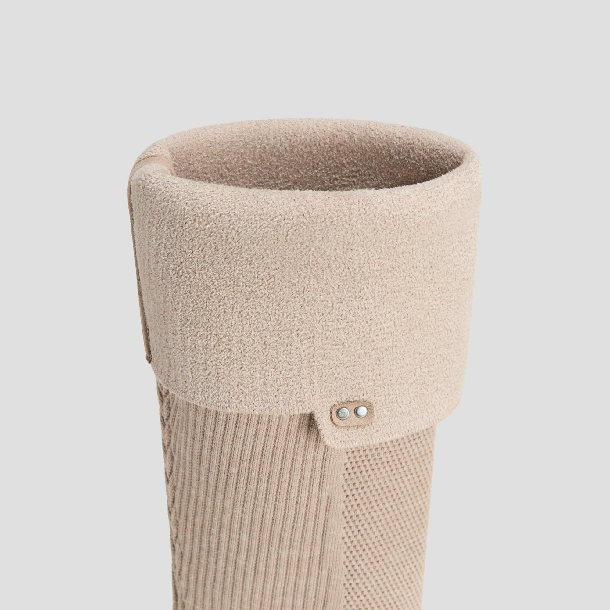 [Filipa] ラウンドトゥ 撥水加工 ストレッチ ロングブーツ