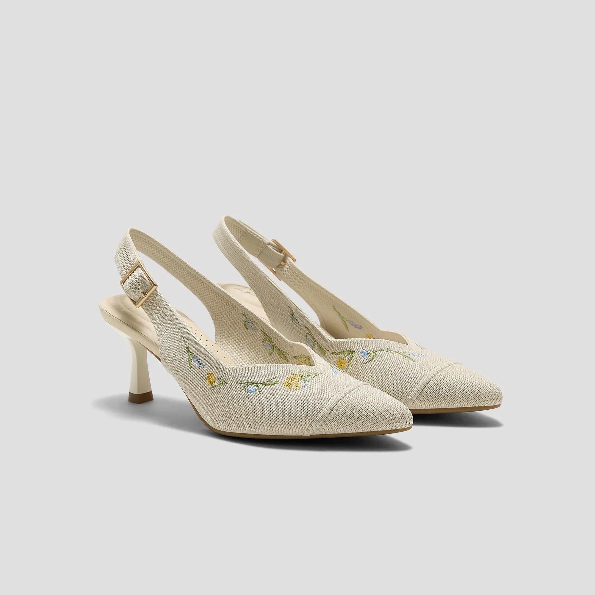 [Addison] ポインテッドトゥ スリングバック パンプス