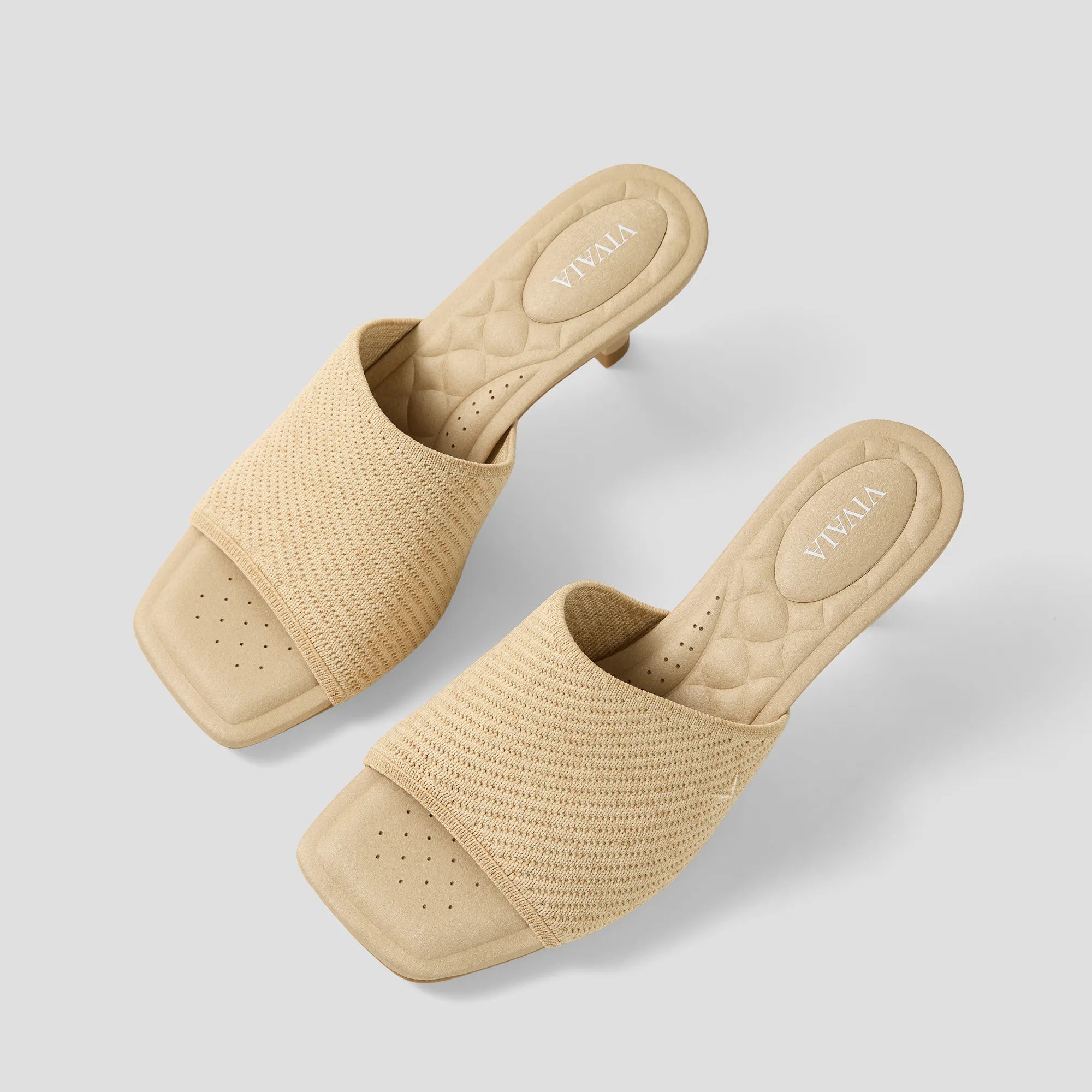 [Aimee] スクエアトゥ スライドサンダル/ミュール