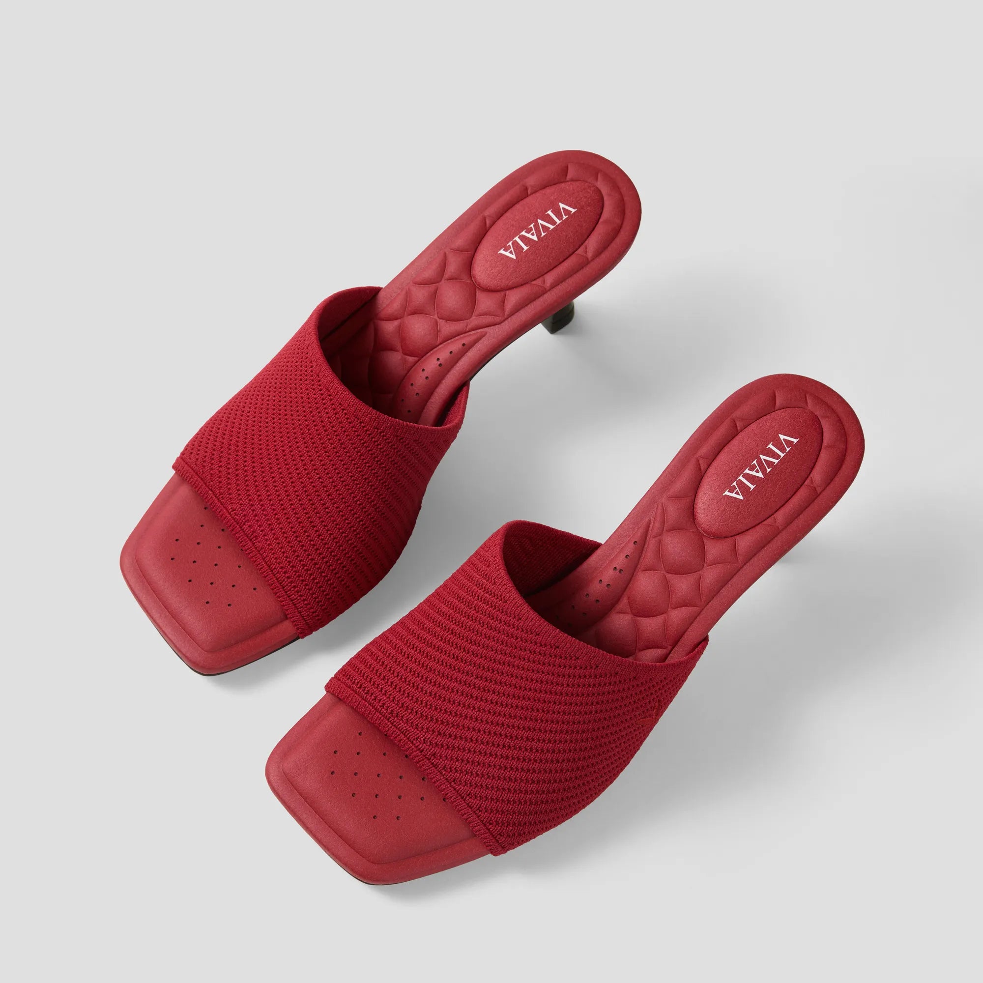 [Aimee] スクエアトゥ スライドサンダル/ミュール