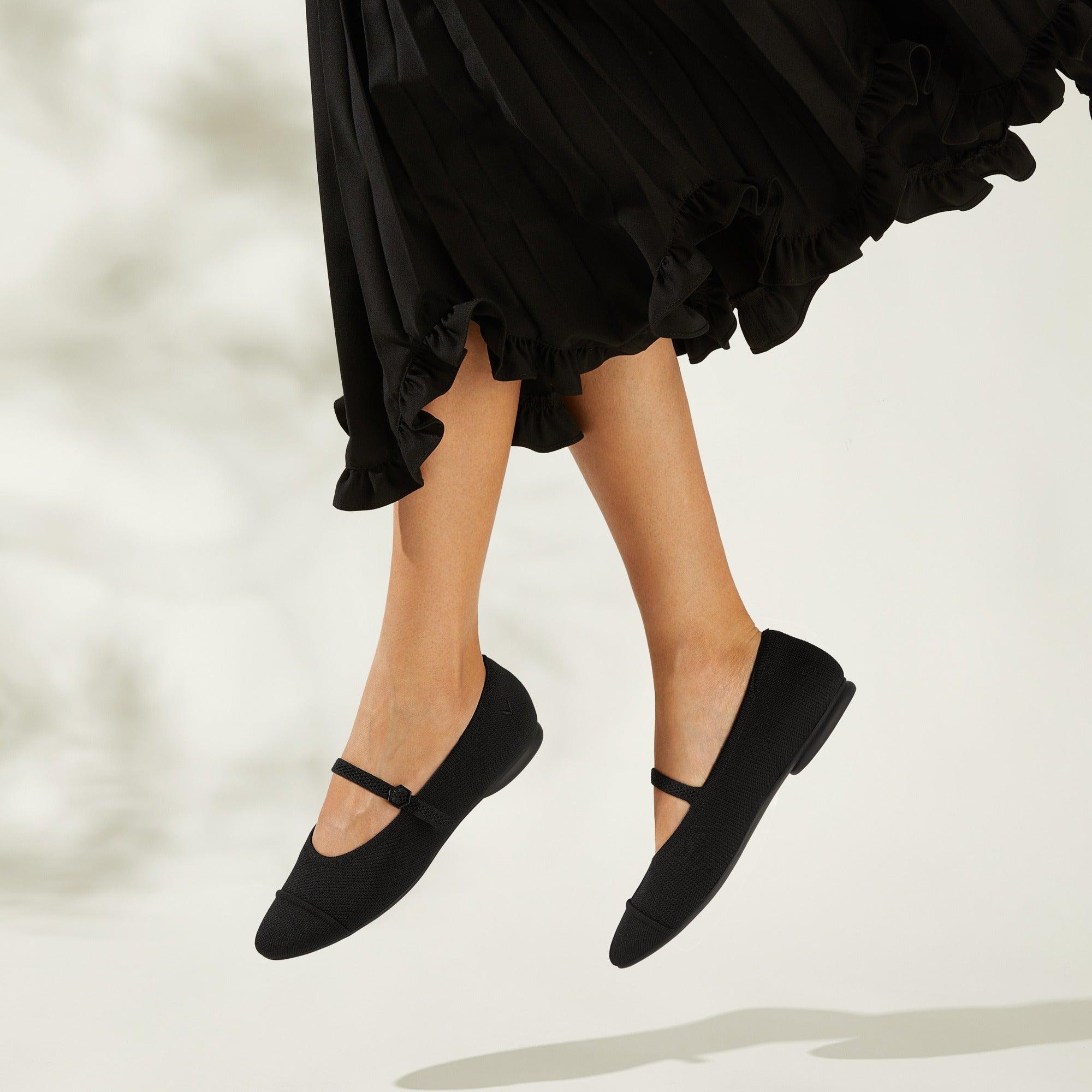 [Tamia Mary-Jane] AdaptAll™ Almond Toe Mary-Jane Flat Shoes