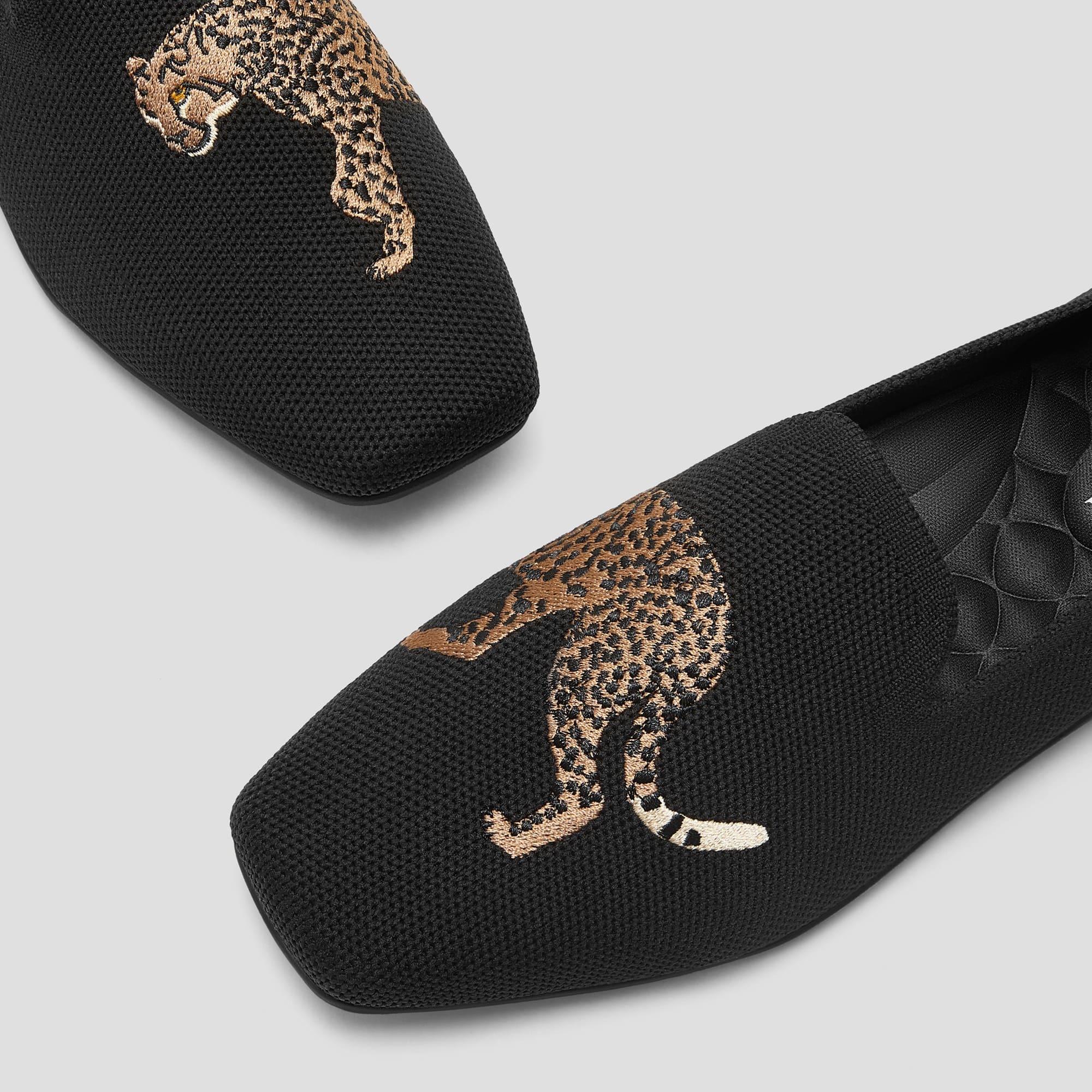 [Samantha Walker] Square toe, super water-repellent, lightweight, thick sole, loafer