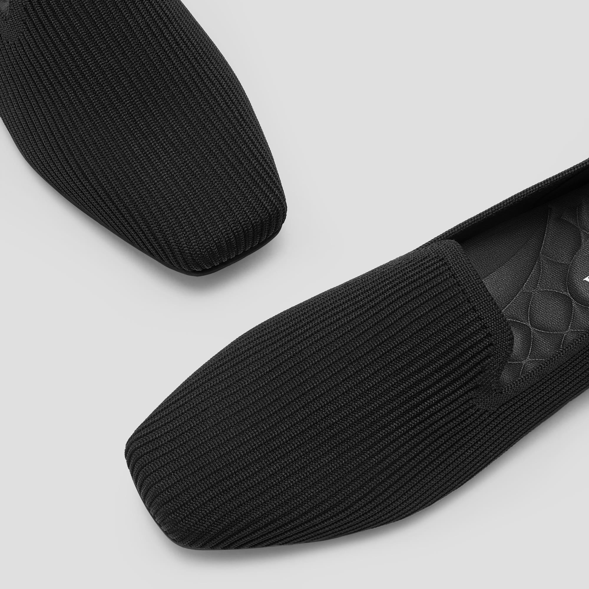 [Samantha Walker] Square toe, super water-repellent, lightweight, thick sole, loafer
