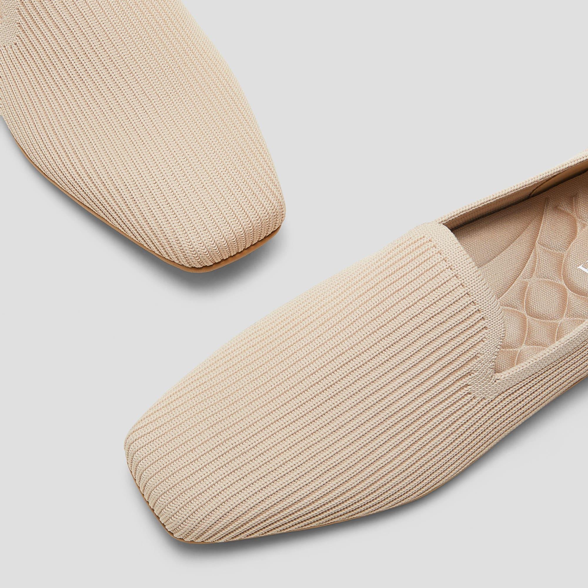 [Samantha Walker] Square toe, super water-repellent, lightweight, thick sole, loafer