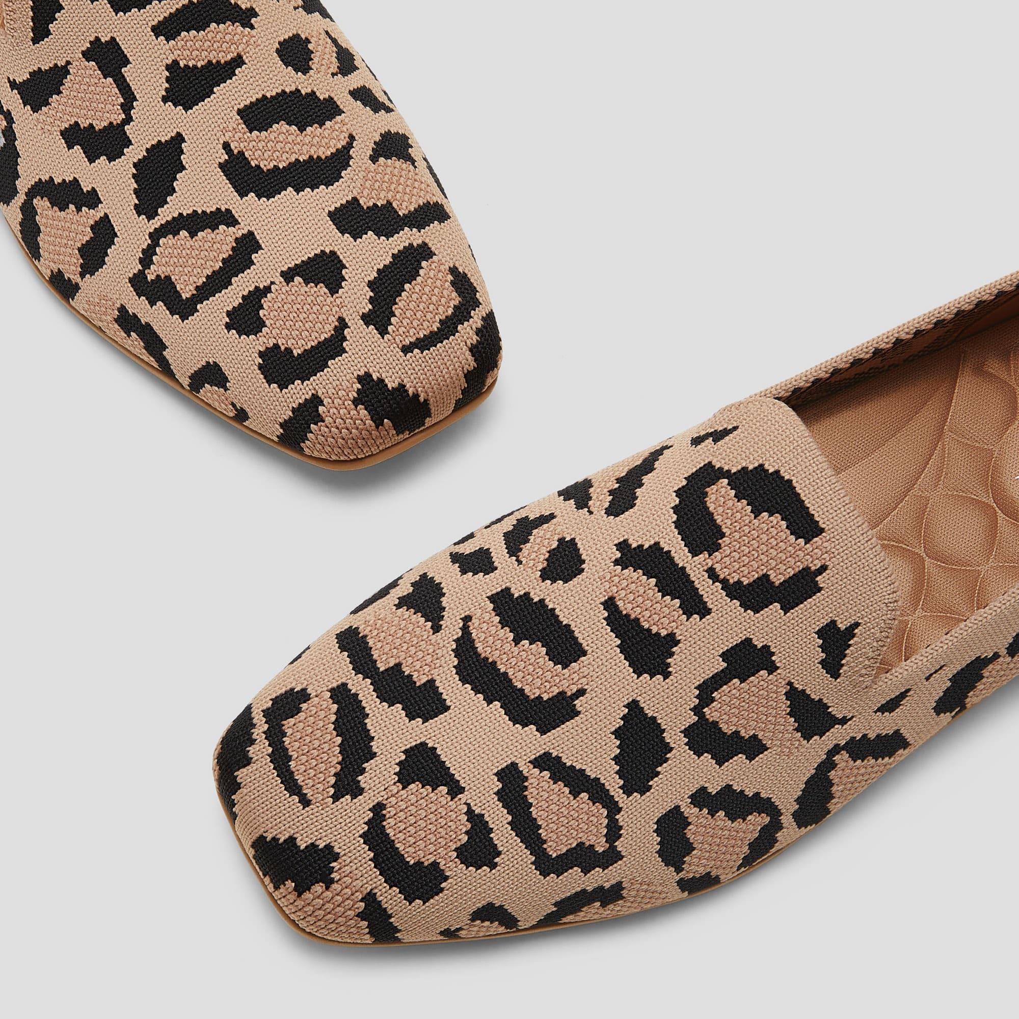 [Samantha Walker] Square toe, super water-repellent, lightweight, thick sole, loafer