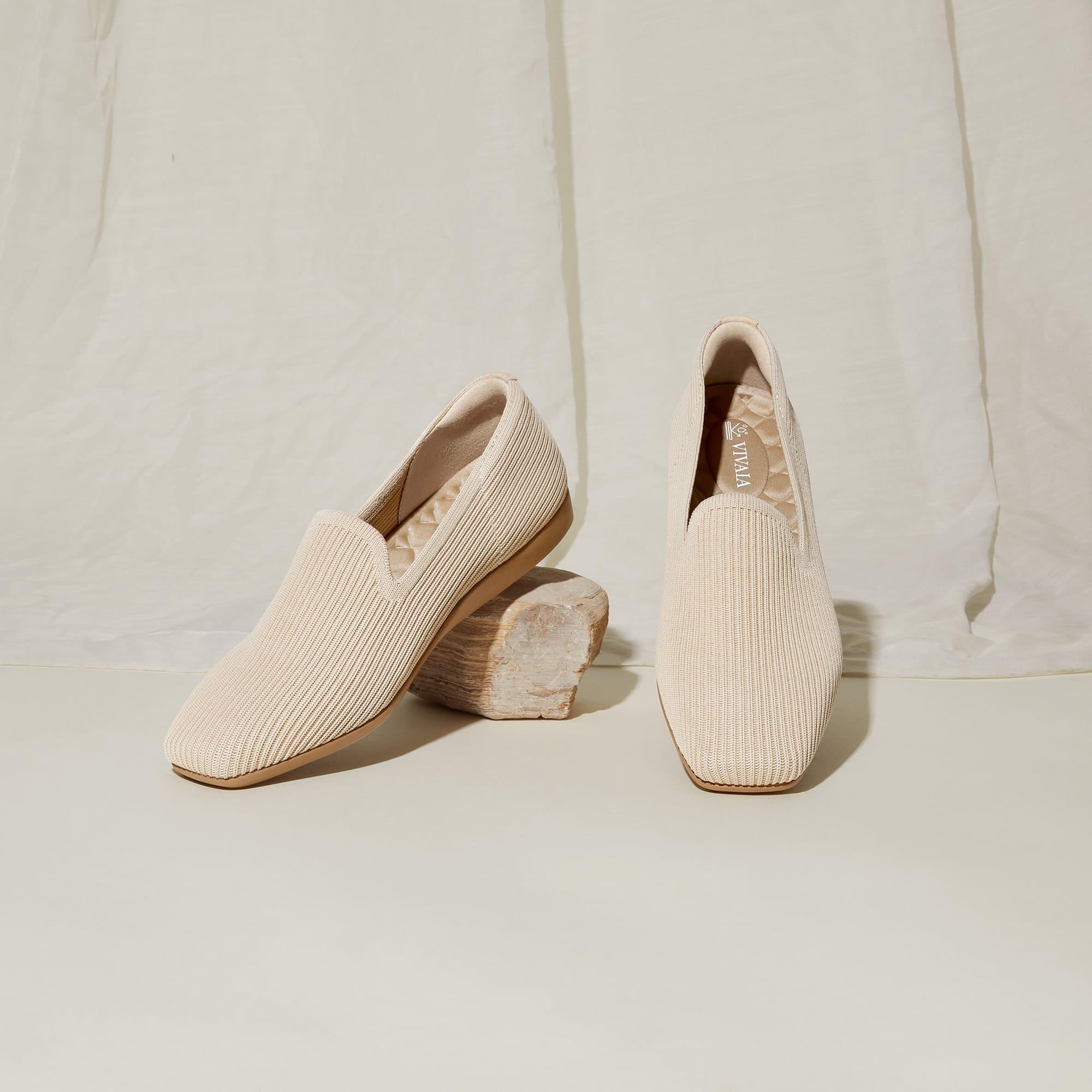 [Samantha Walker] Square toe, super water-repellent, lightweight, thick sole, loafer