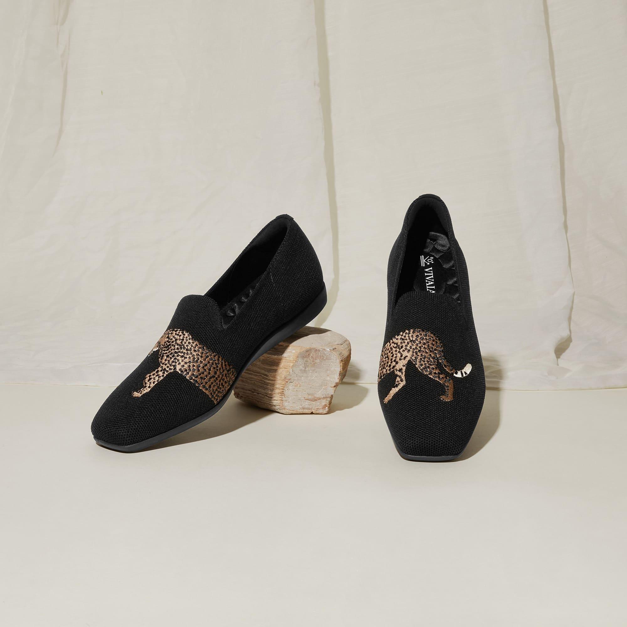 [Samantha Walker] Square toe, super water-repellent, lightweight, thick sole, loafer