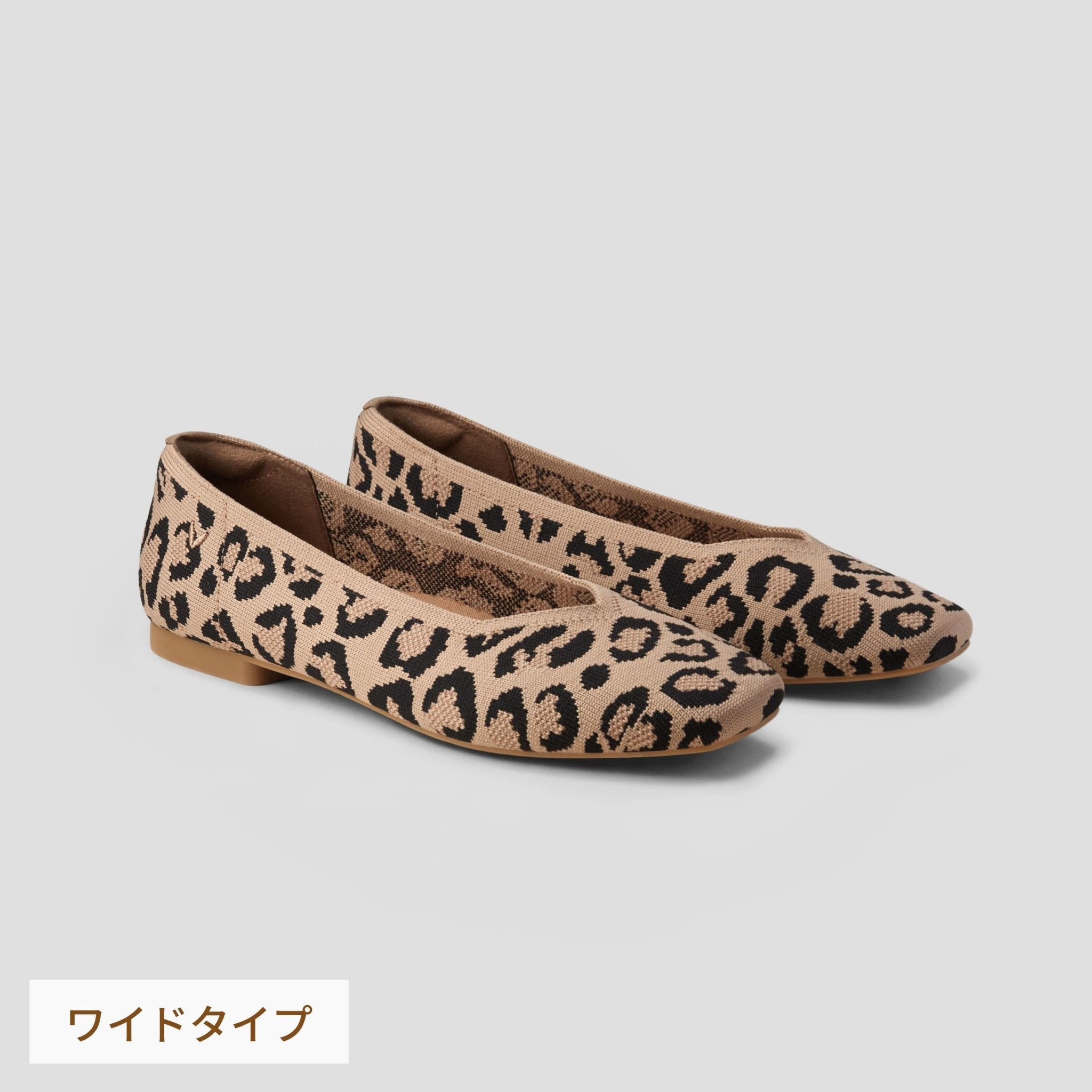 [Margot 2.0] Square toe Extra Wide (D-5E) Flat Shoes