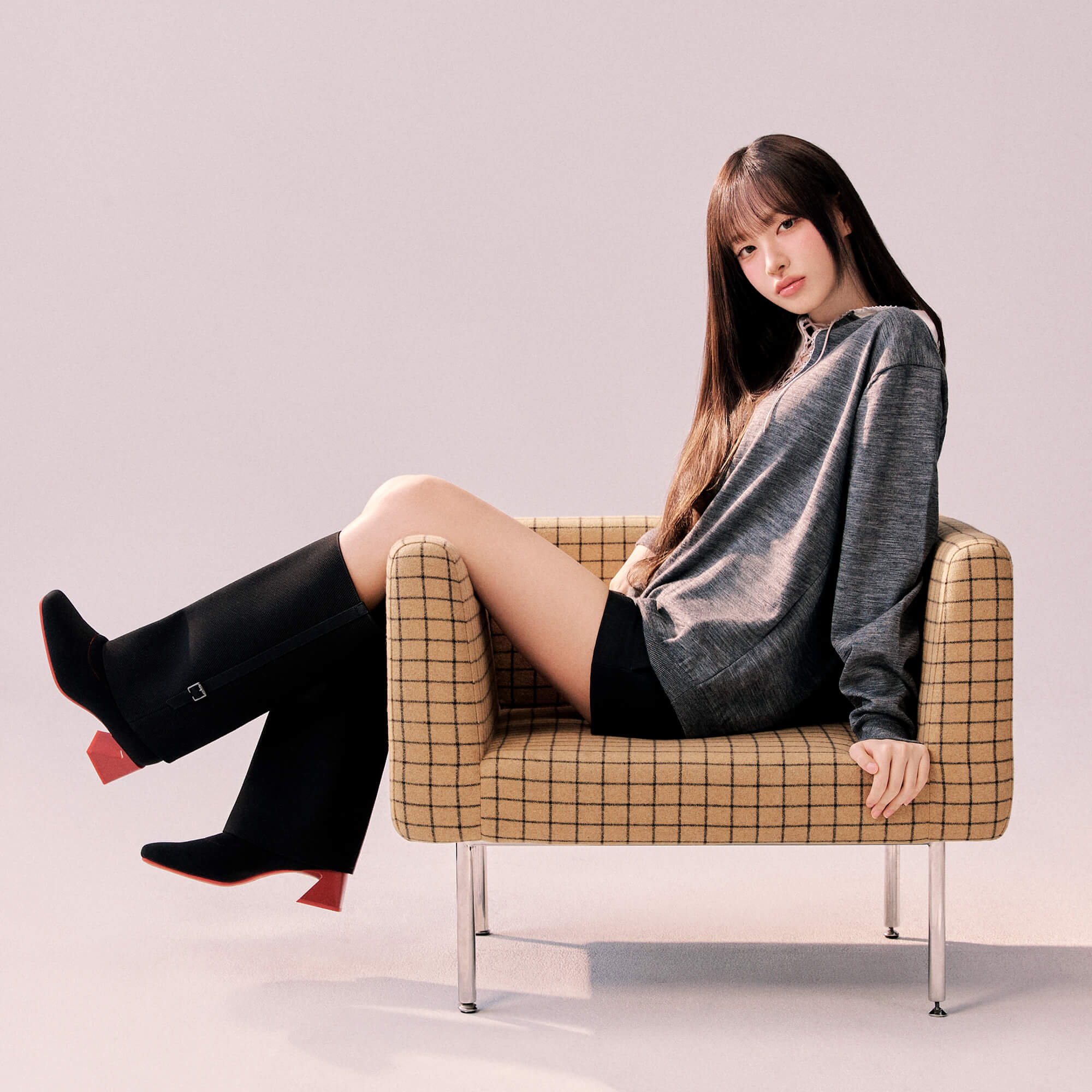 [Regina Pro] スクエアトゥ 撥水加工 ショートブーツ