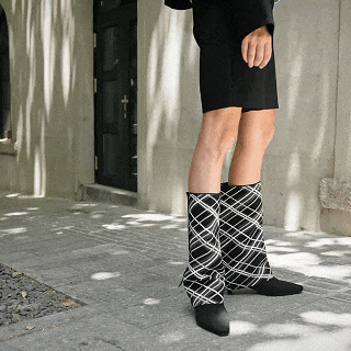 [Rita] 2-in-1 ミッドヒールブーツ